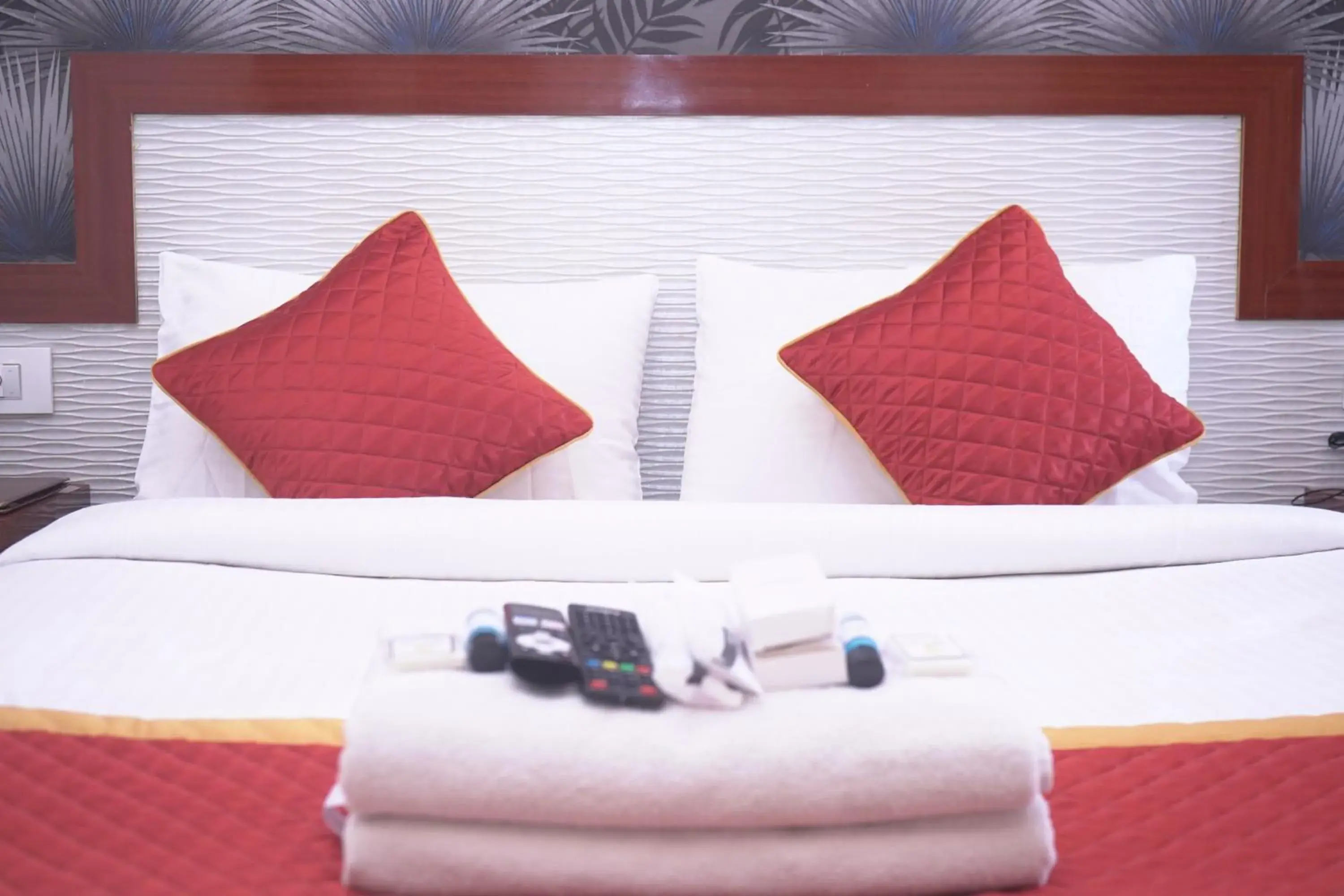 Bed in Hotel UR Comforts Jayanagar Bed in Hotel UR Comforts Jayanagar