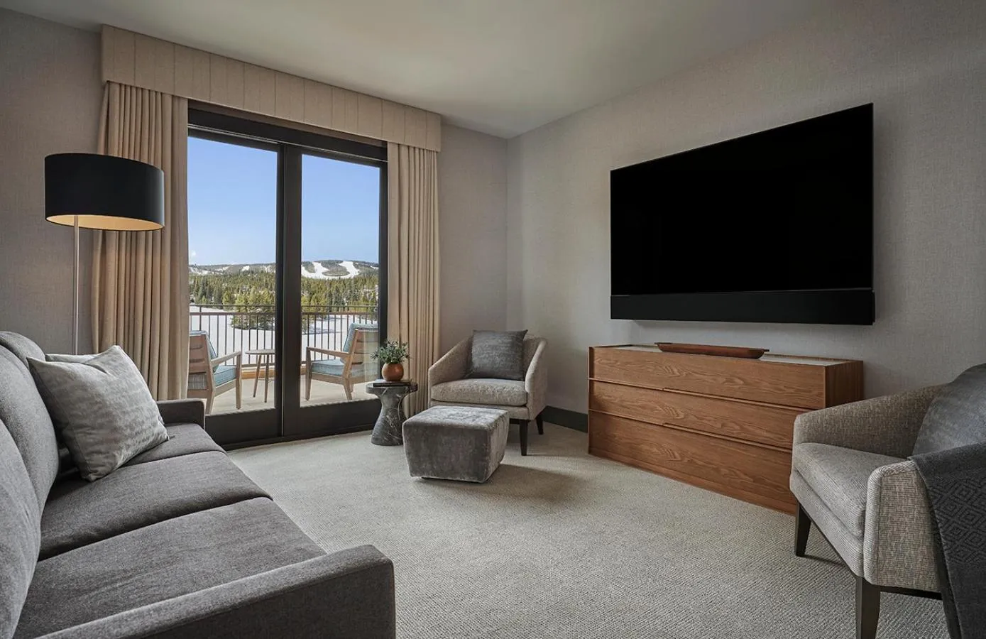 Seating area in Montage Big Sky