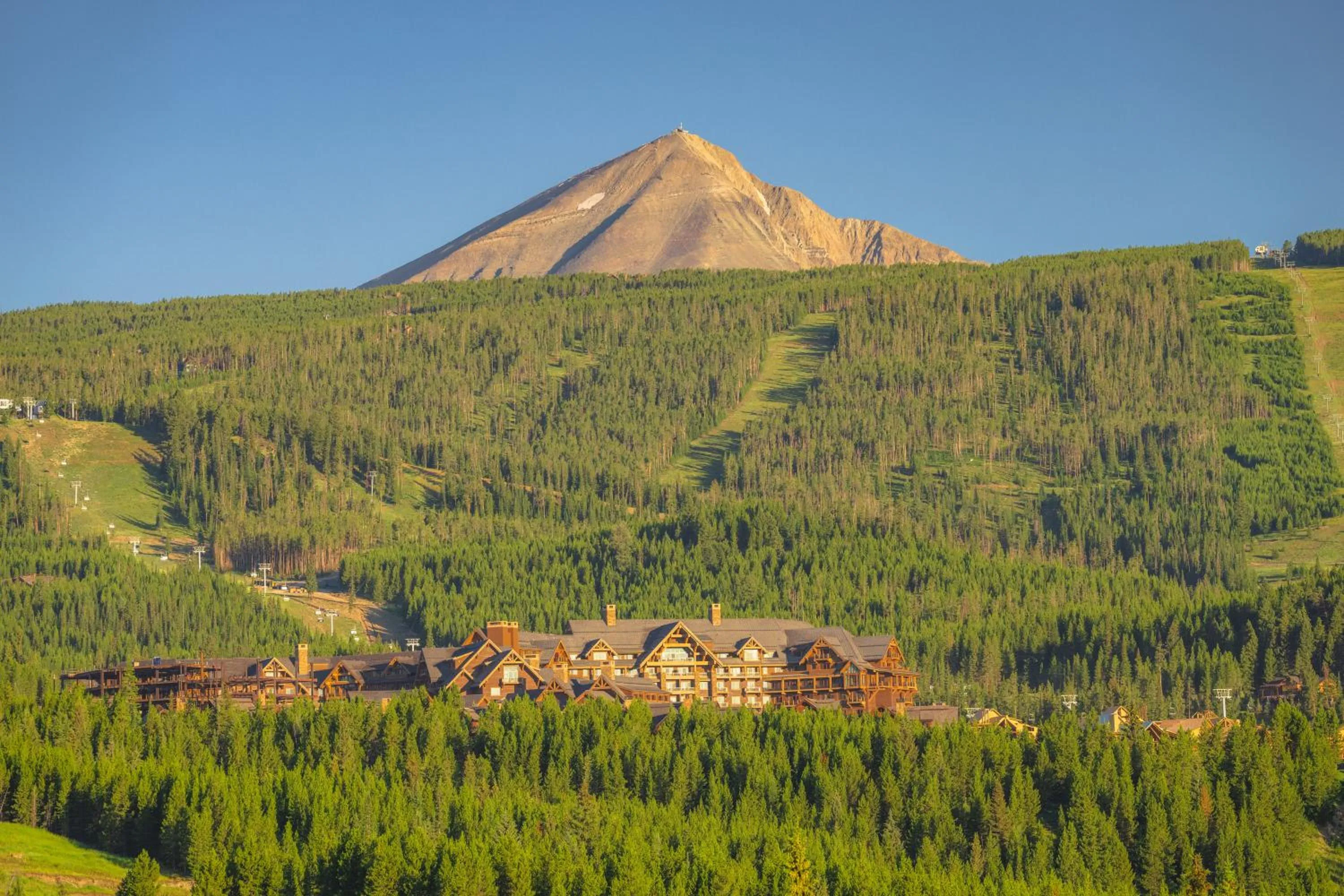 Mountain view in Montage Big Sky