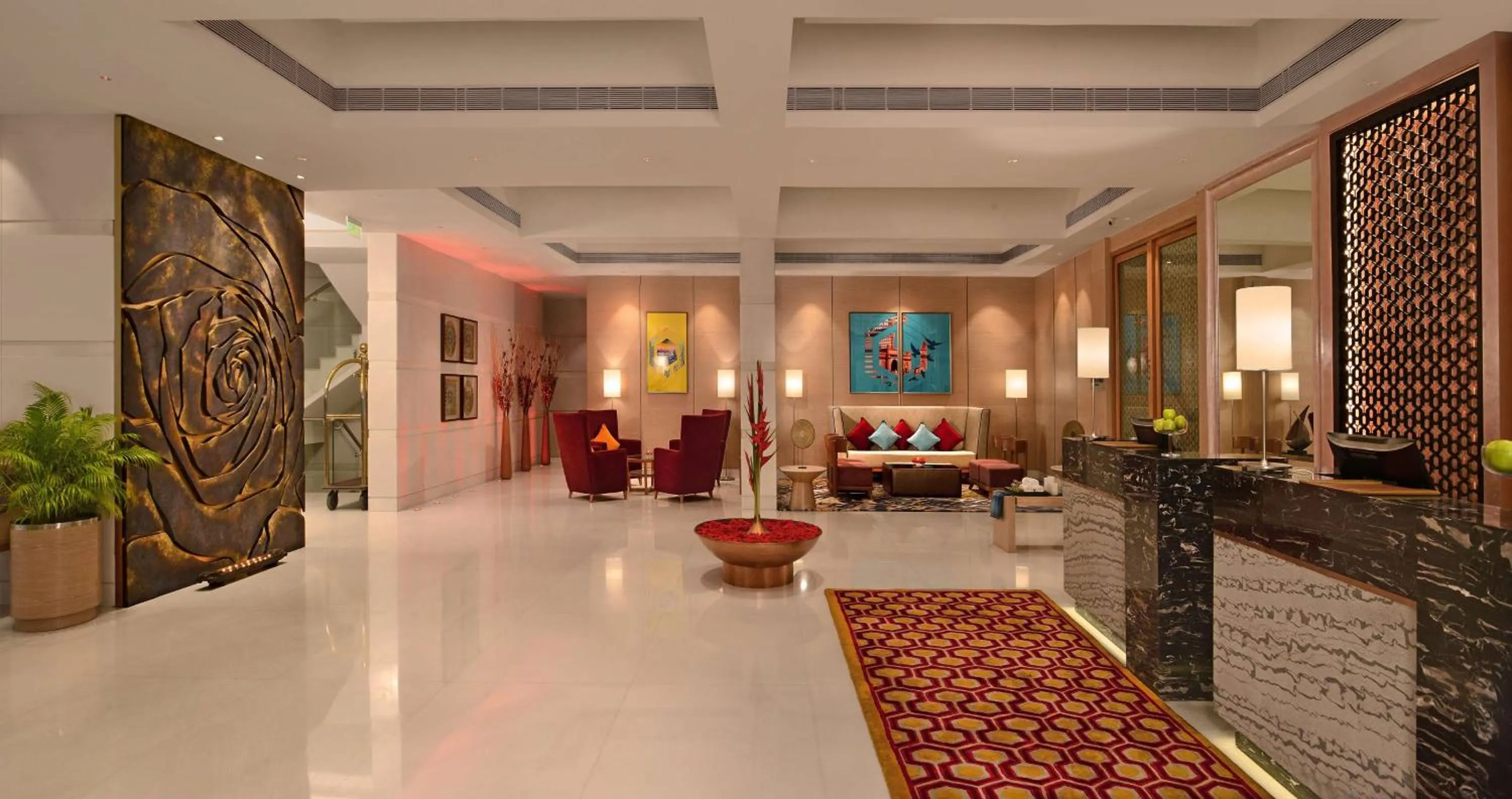 Lobby or reception in Radisson Mumbai Goregaon