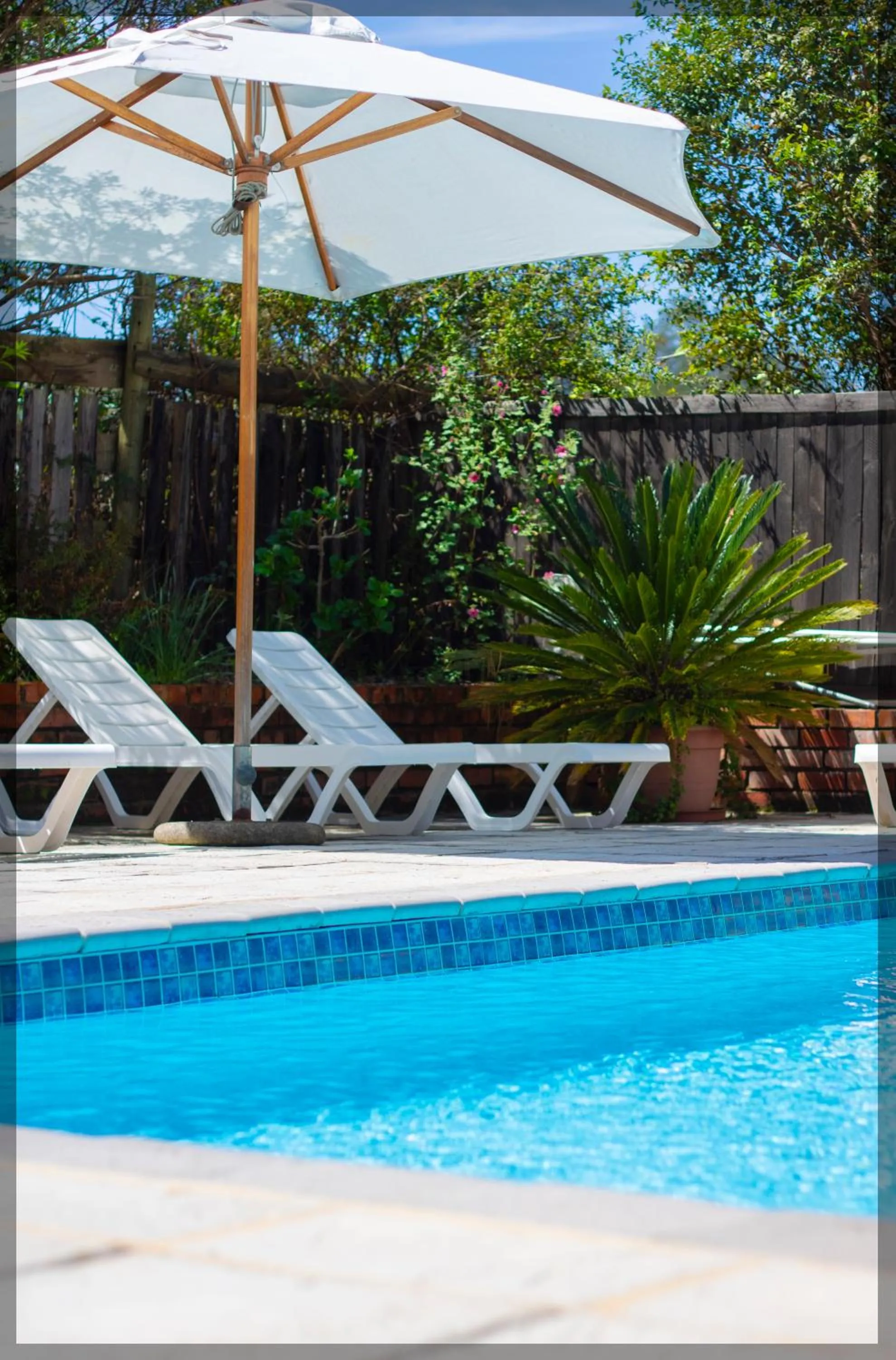 Swimming pool in Andelomi Forest Lodge