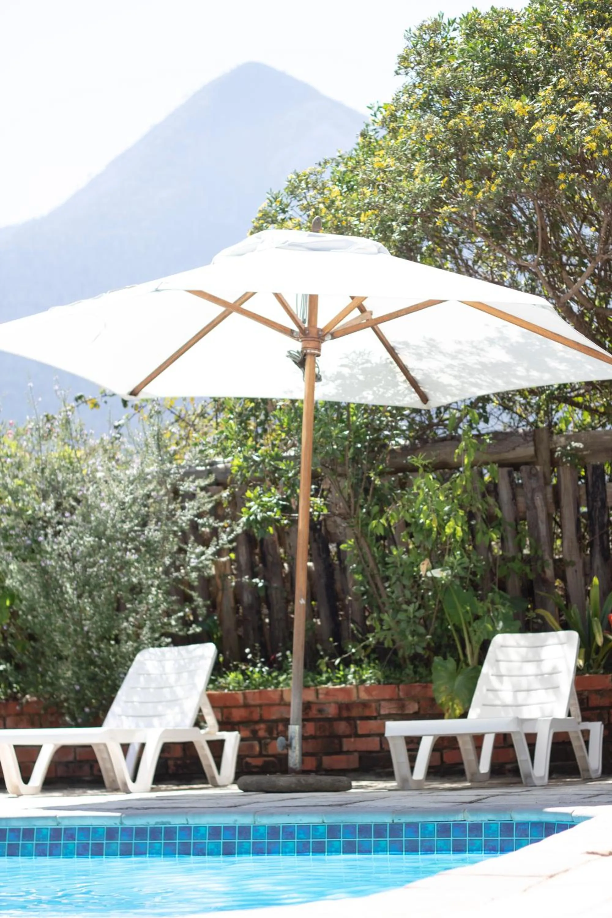 Pool view in Andelomi Forest Lodge