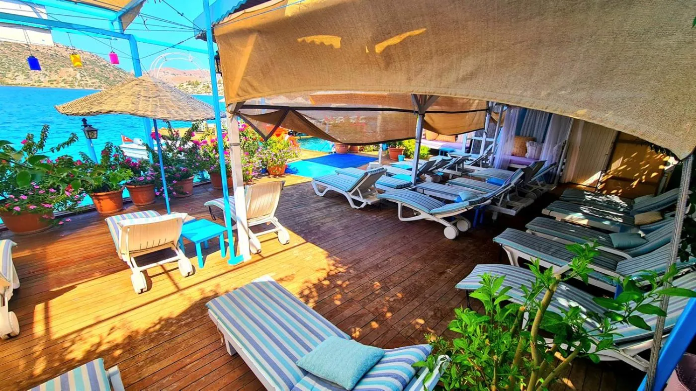 sunbed in Aphrodite Hotel Bozburun