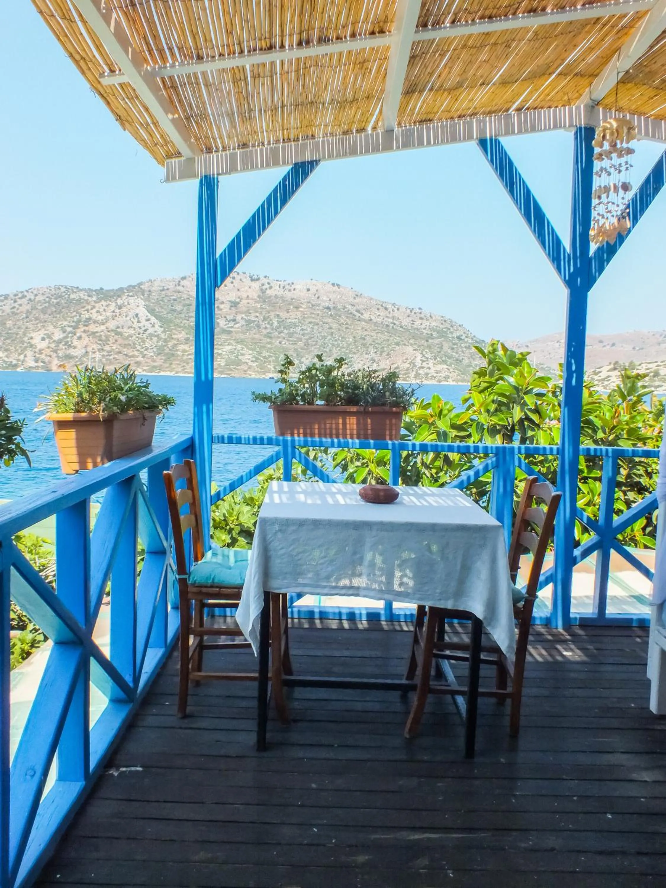 Balcony/Terrace in Aphrodite Hotel Bozburun