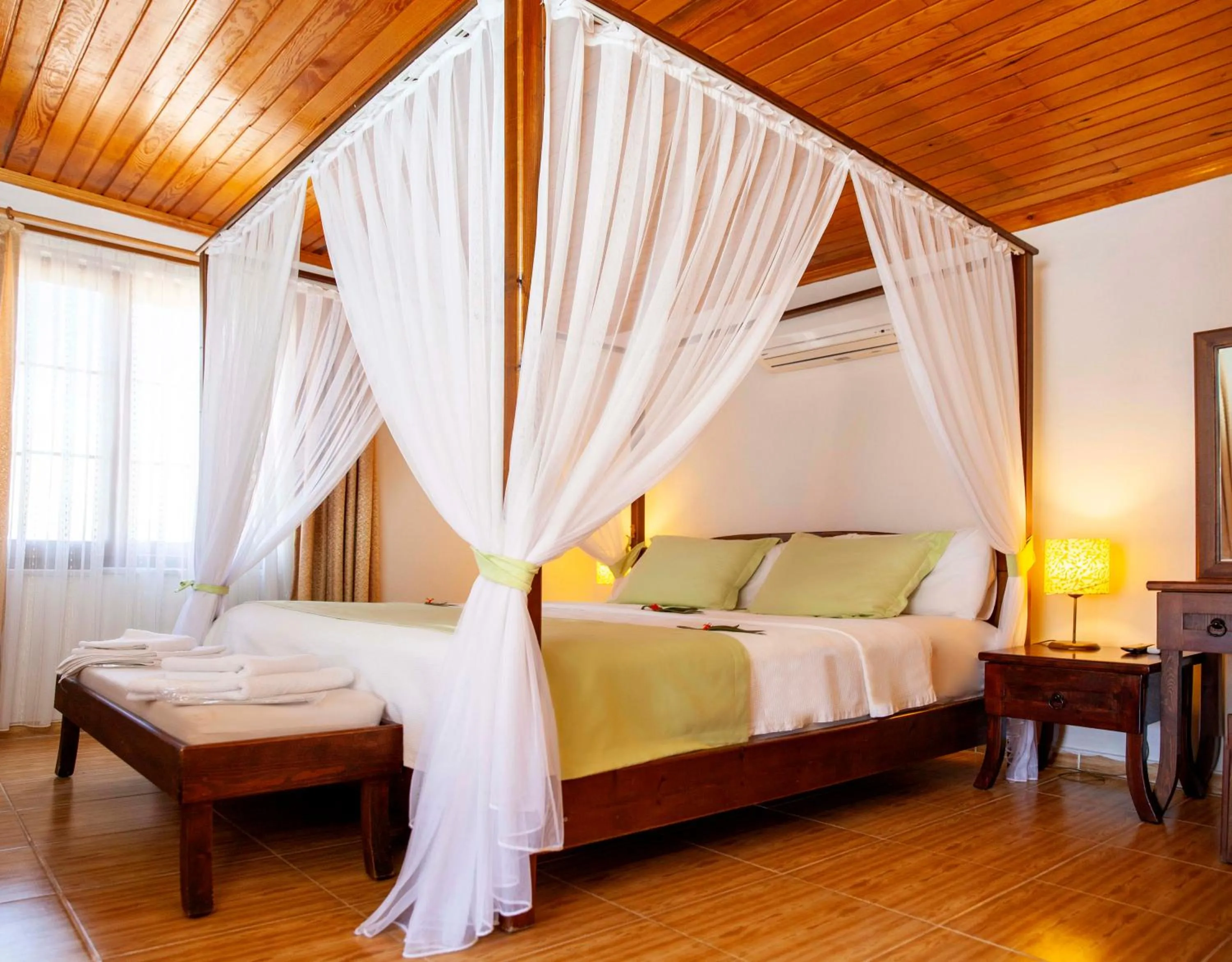 Bed in Aphrodite Hotel Bozburun