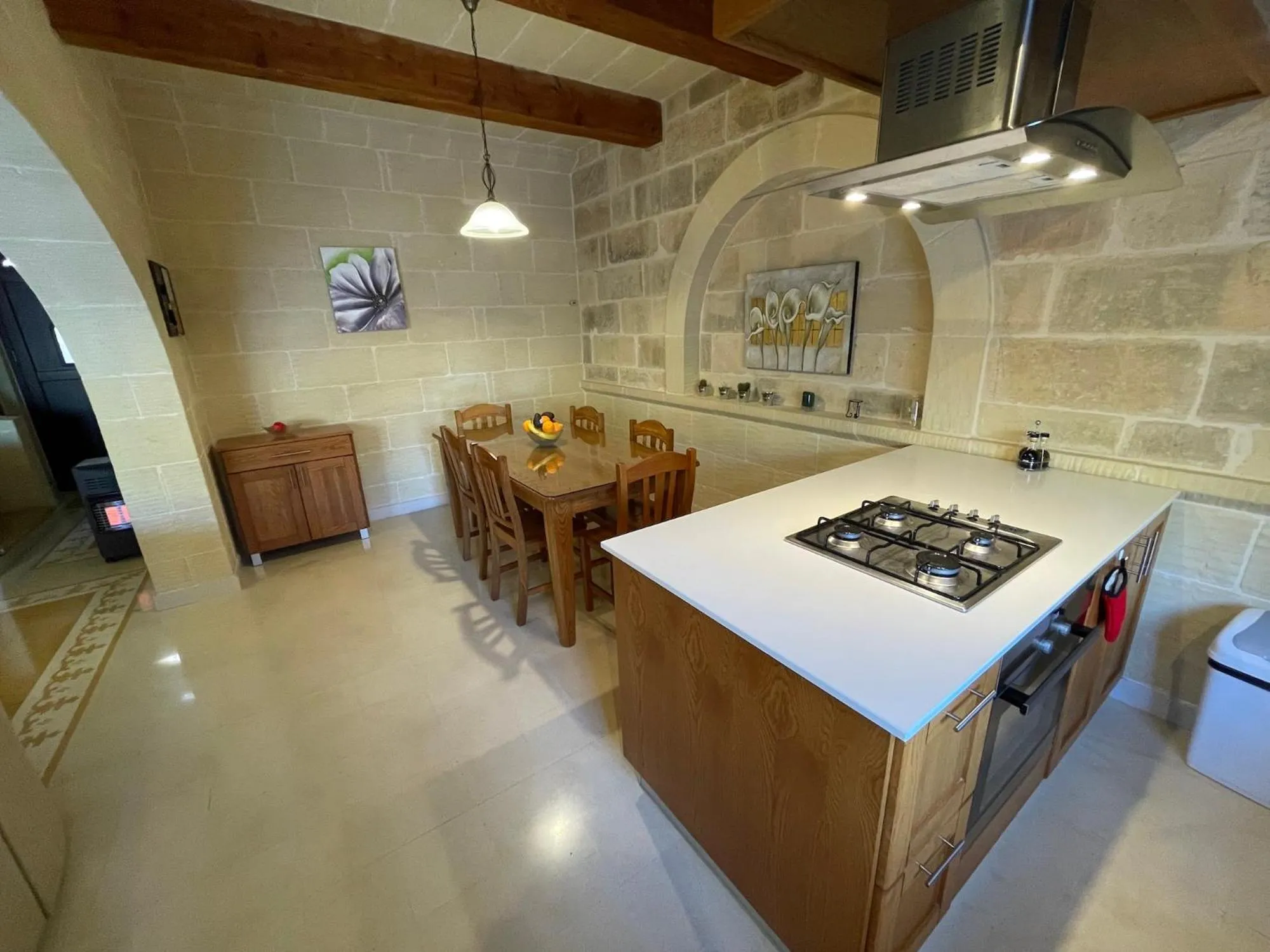 Kitchen or kitchenette in Gilju B&B
