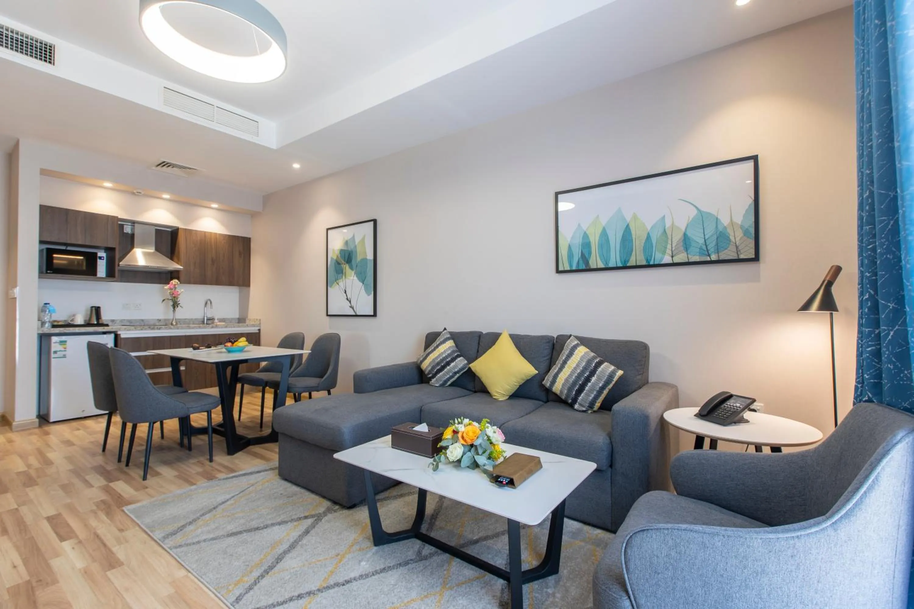 Seating area in Beata Garden Serviced Apartment
