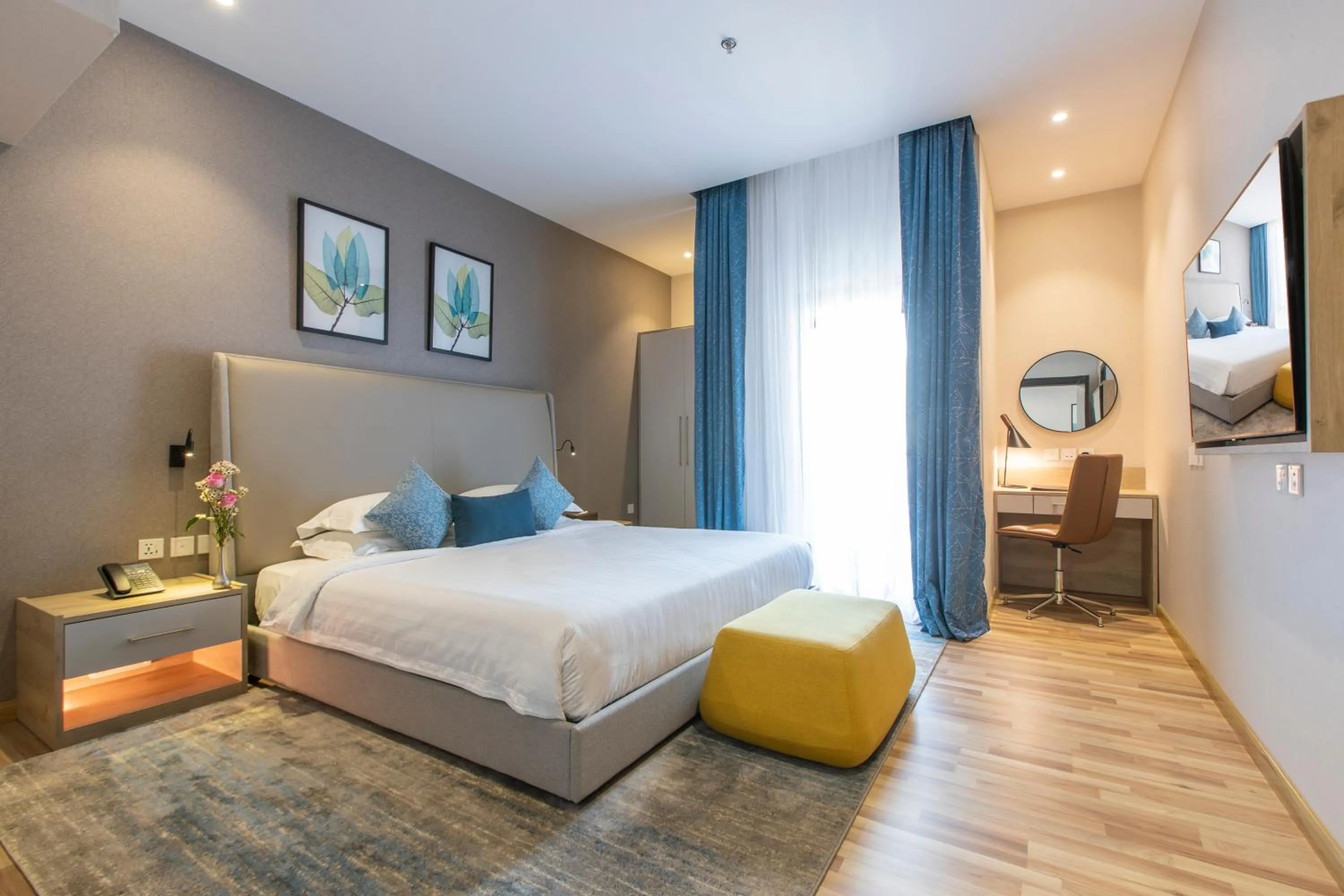 Bedroom, Bed in Beata Garden Serviced Apartment