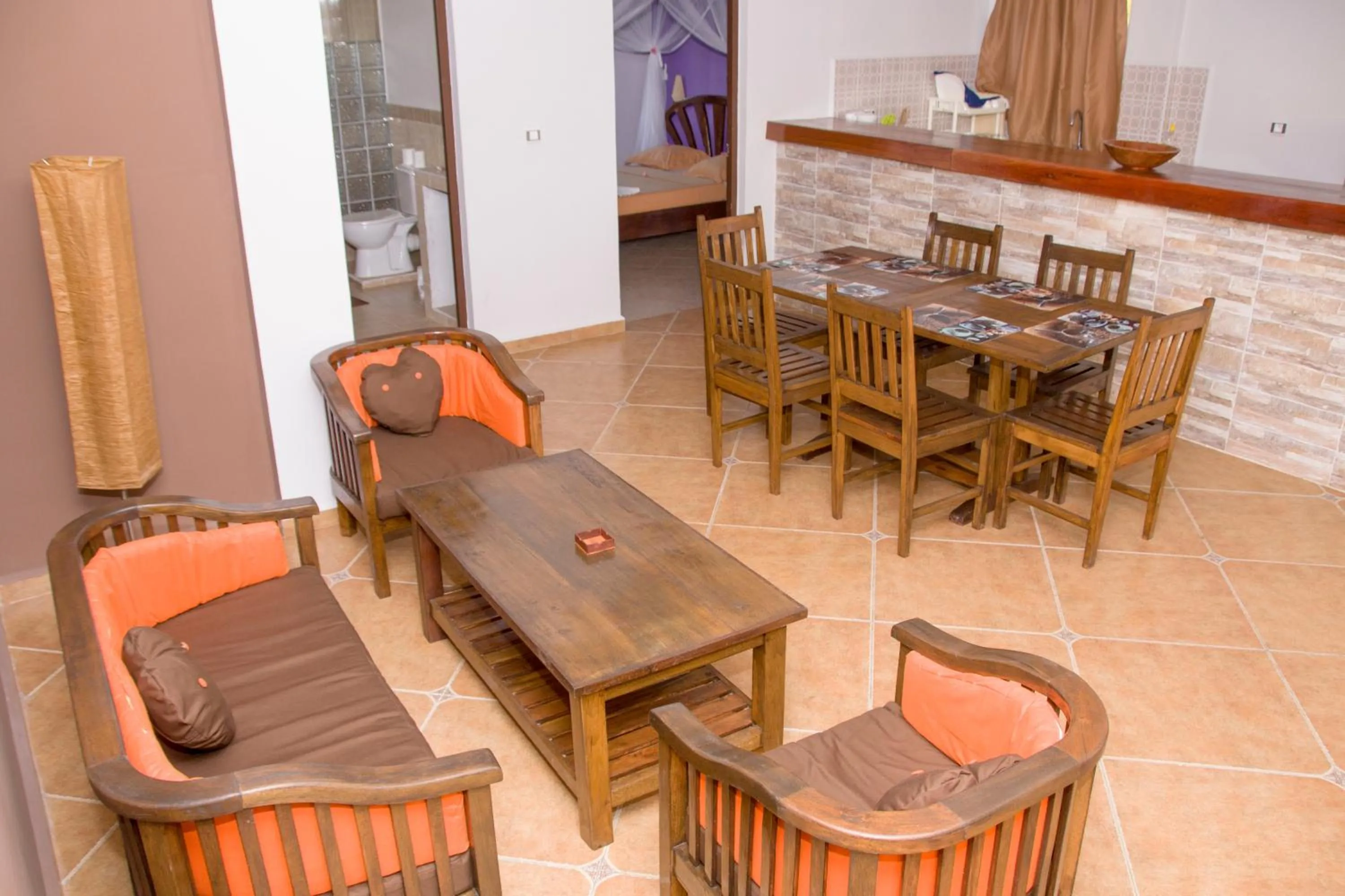Bathroom in Hotel-Residence Au Sable Blanc