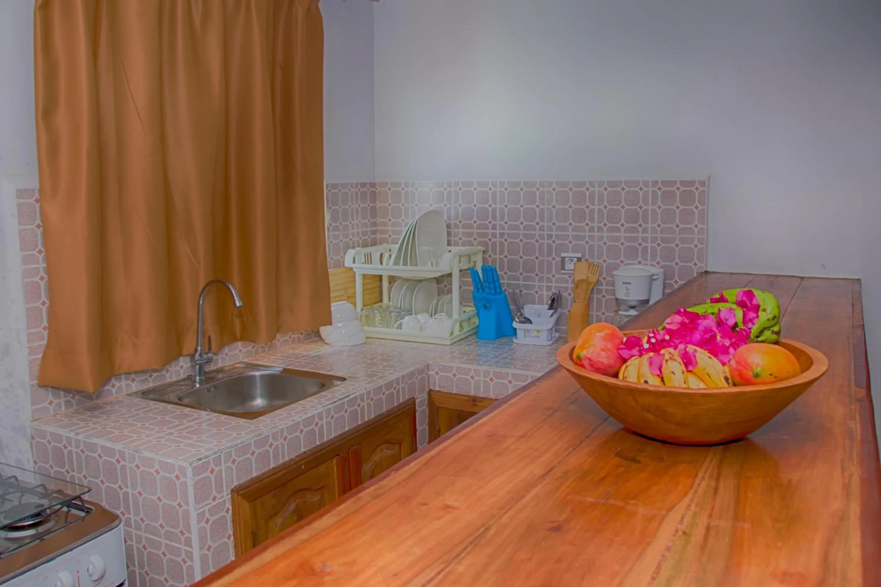 Kitchen or kitchenette in Hotel-Residence Au Sable Blanc