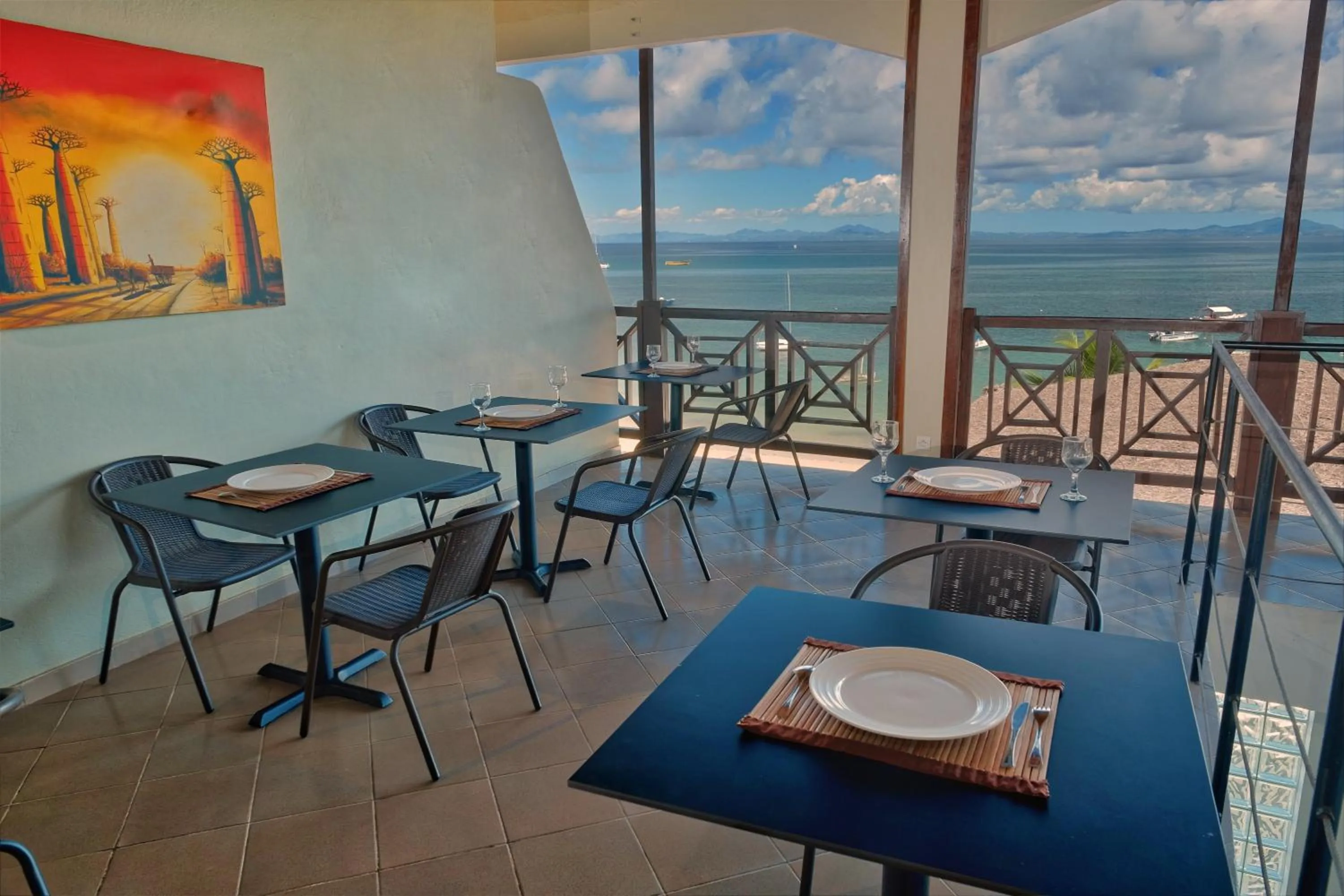 Balcony/Terrace in Hotel-Residence Au Sable Blanc