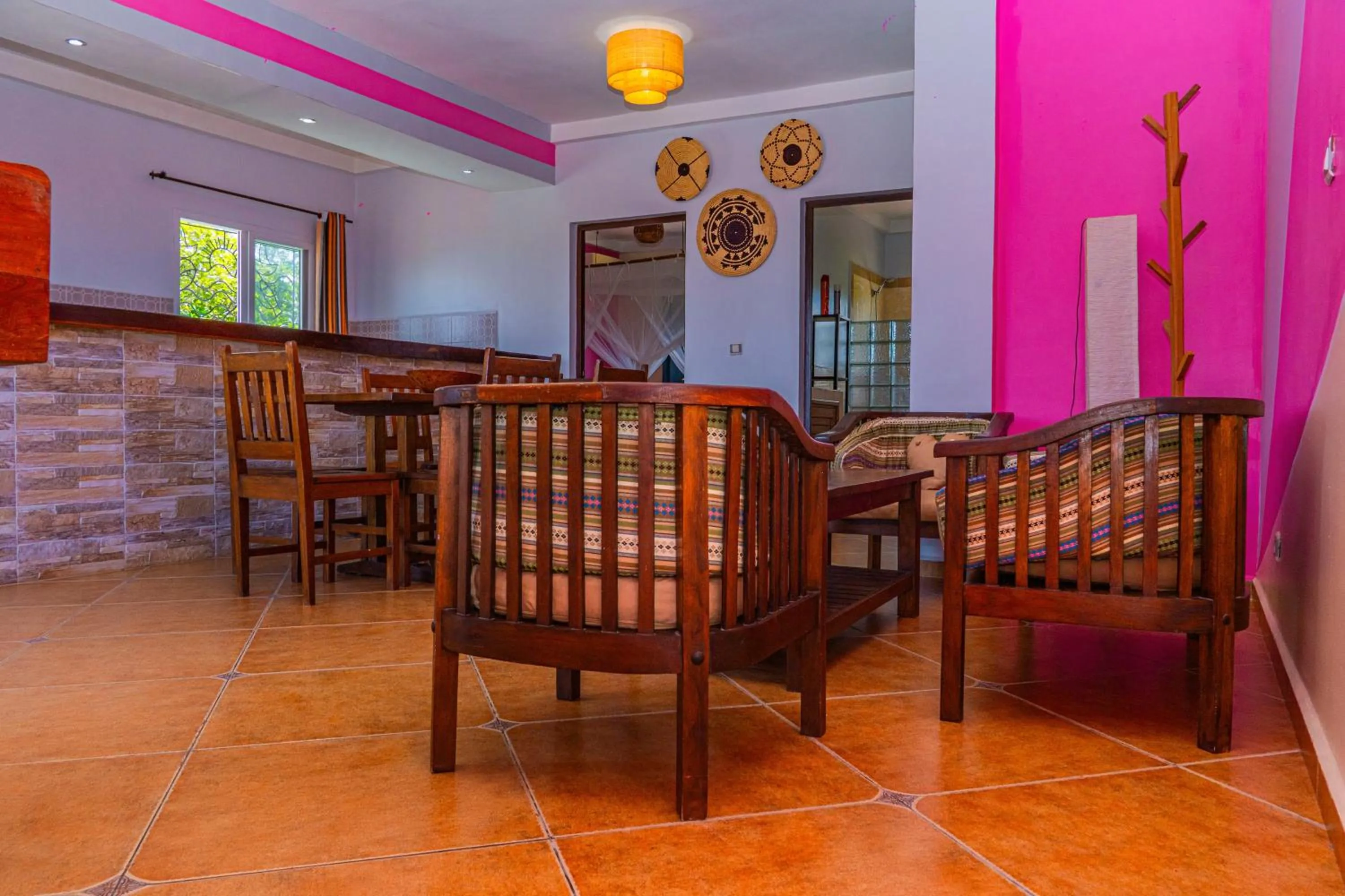Living room in Hotel-Residence Au Sable Blanc