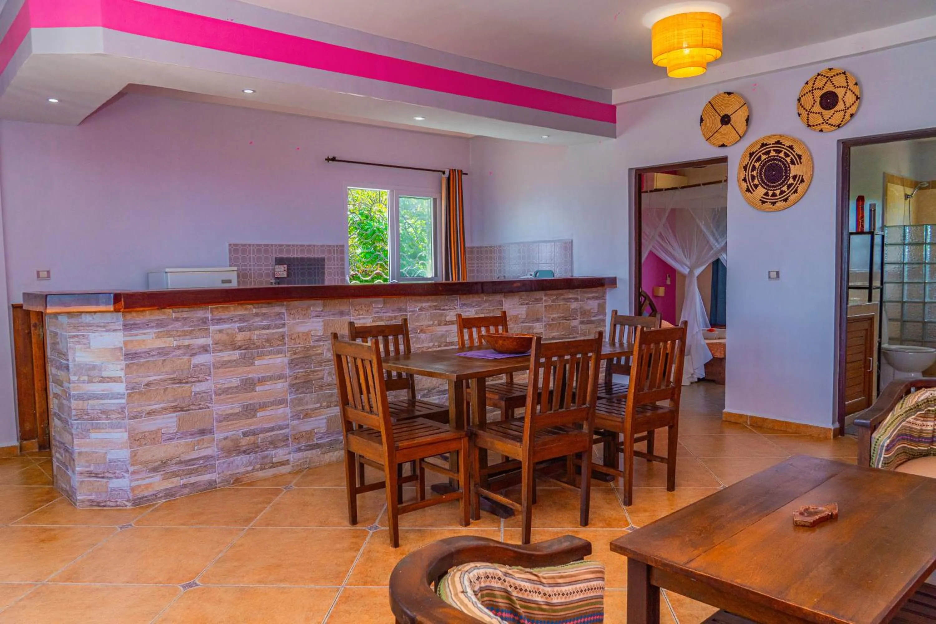 Communal lounge/ TV room in Hotel-Residence Au Sable Blanc