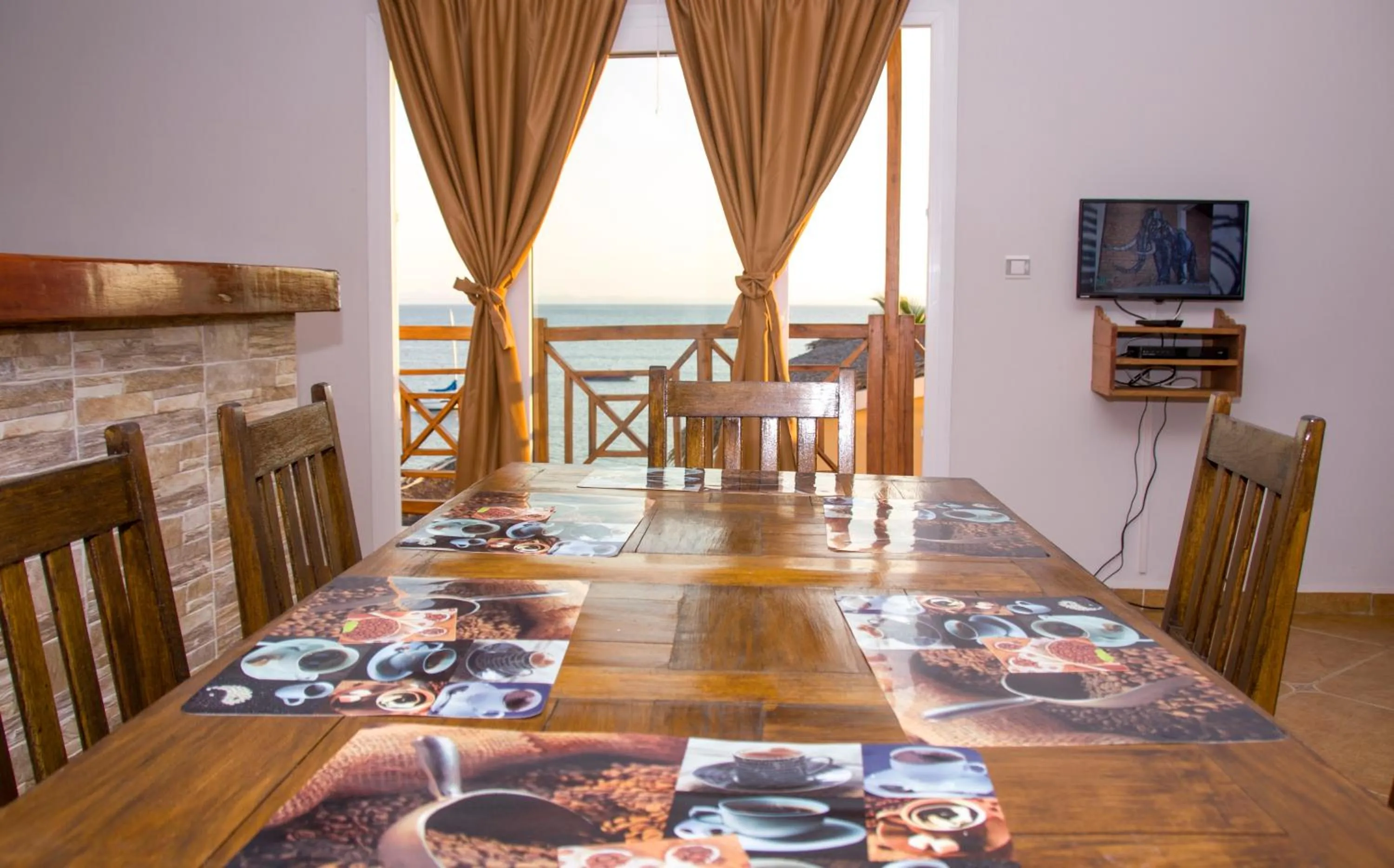 Balcony/Terrace in Hotel-Residence Au Sable Blanc