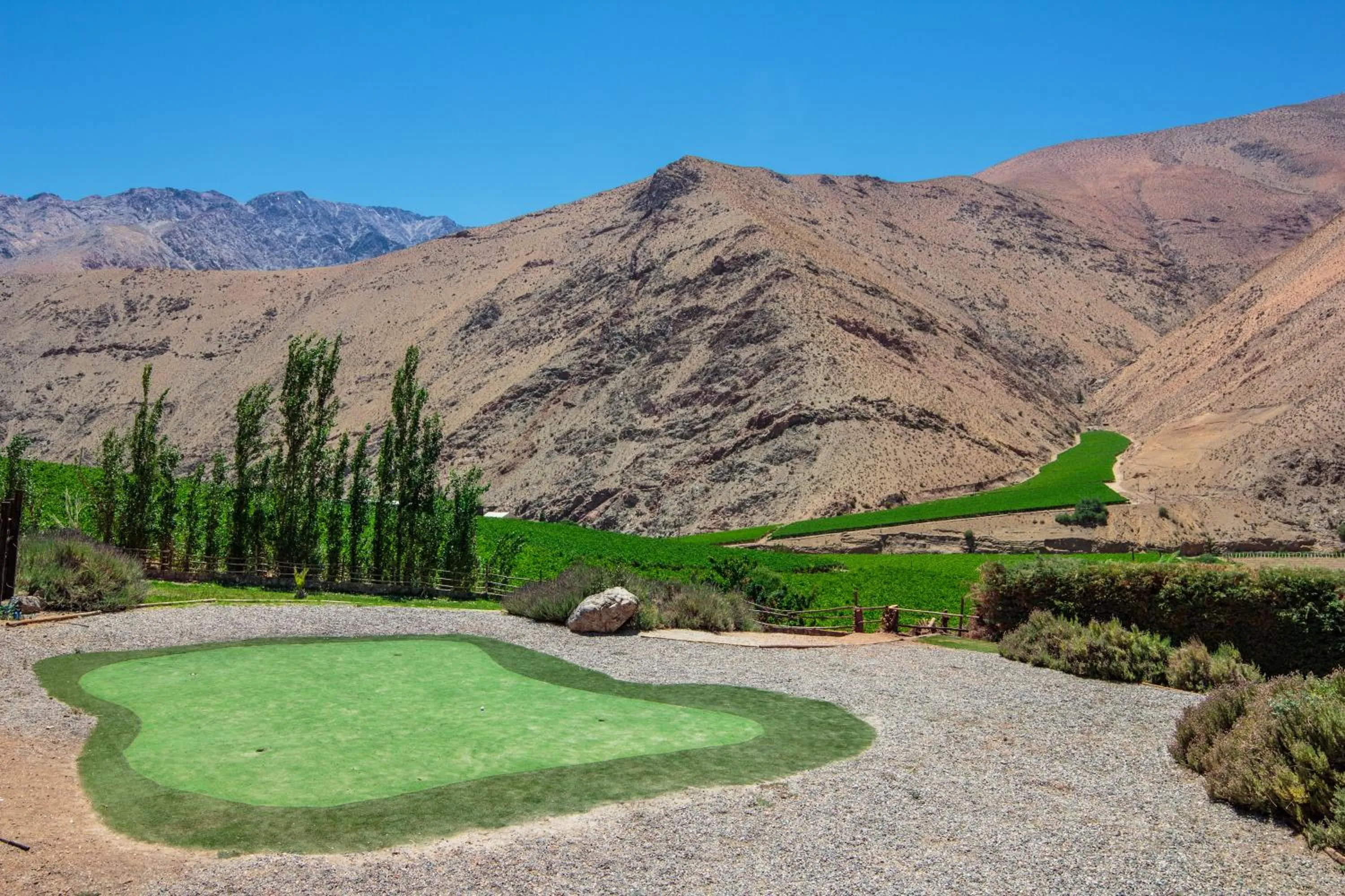 Minigolf in Hotel Misterios del Elqui