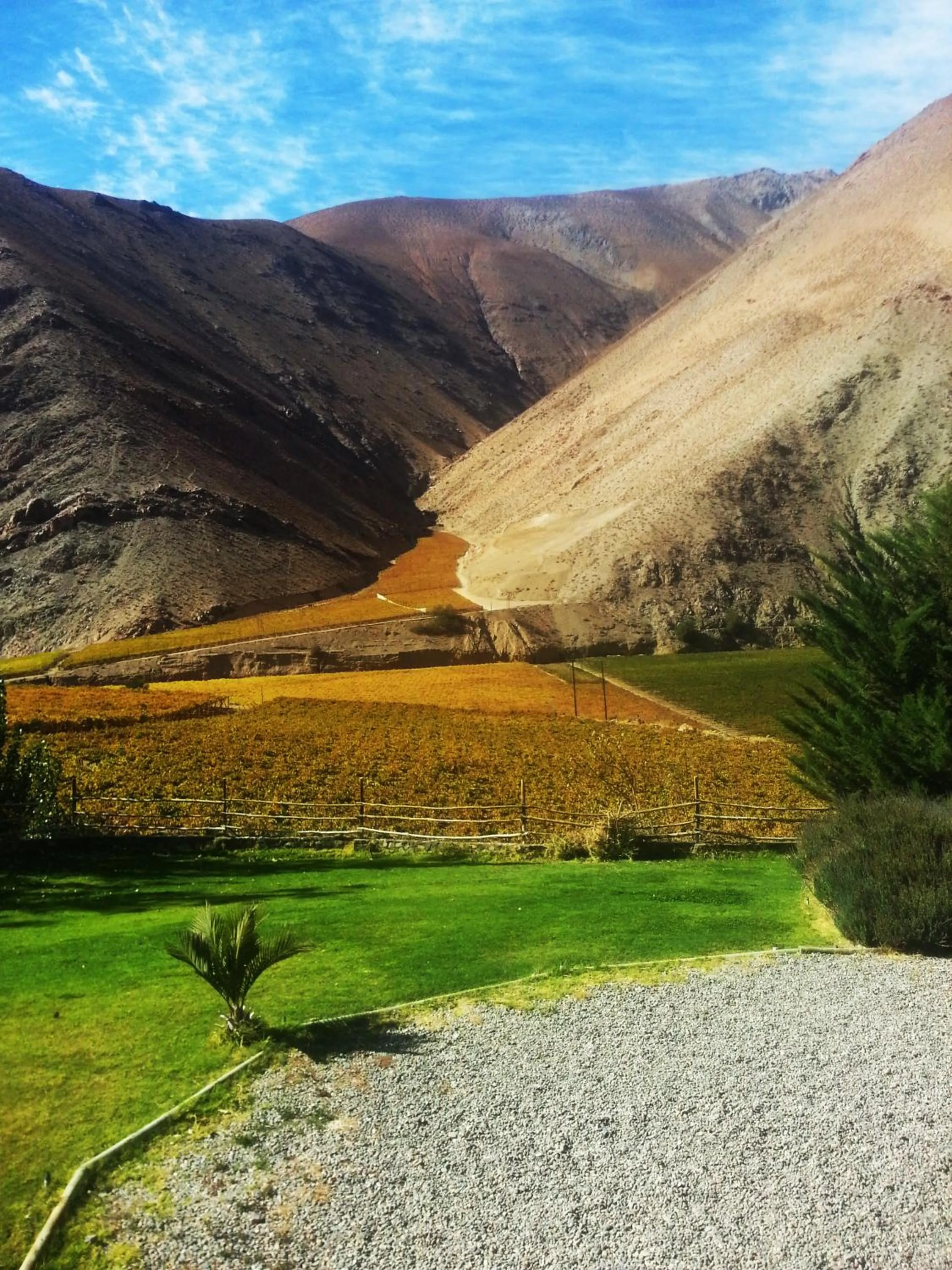 Mountain view in Hotel Misterios del Elqui