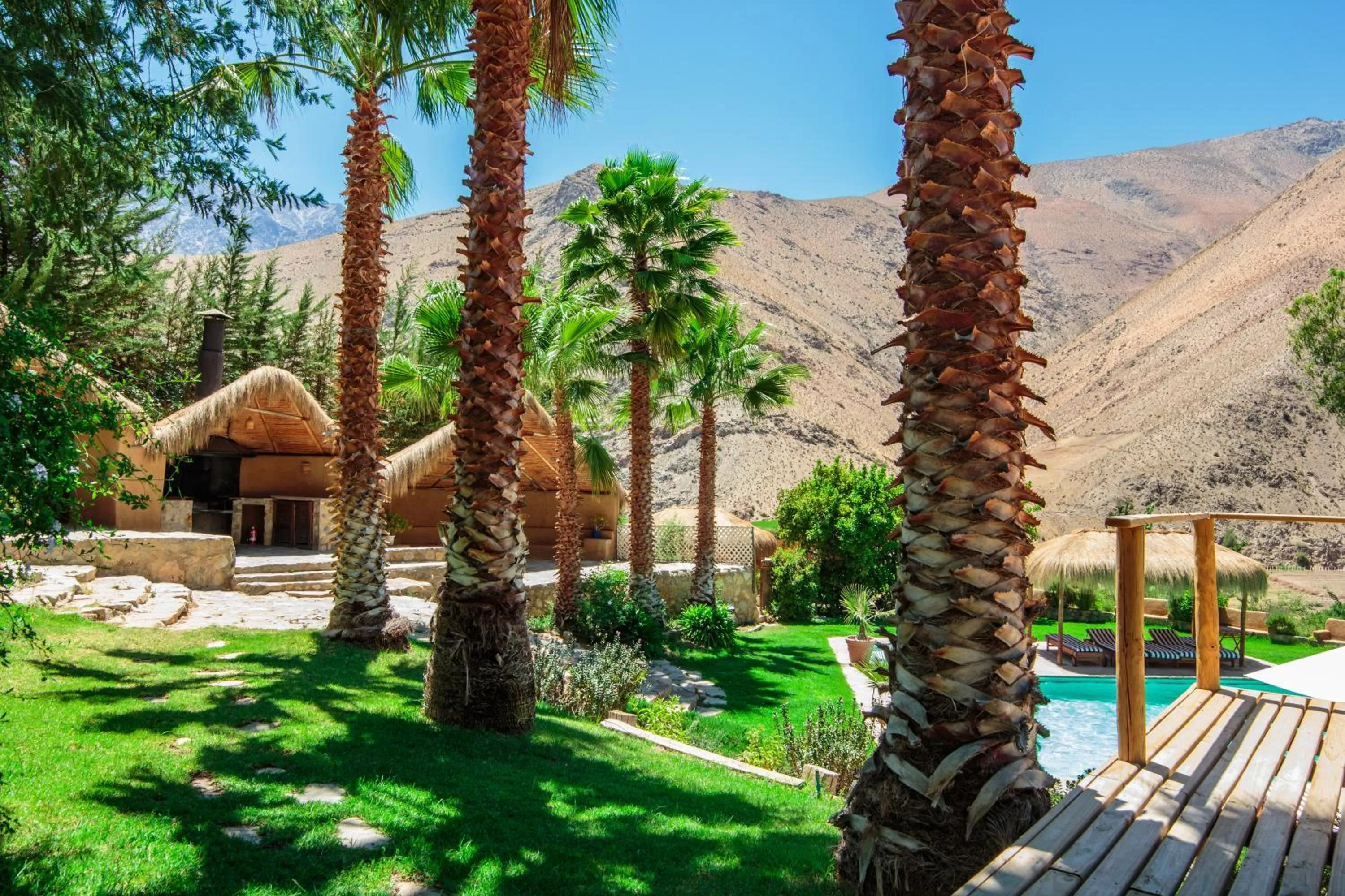 BBQ facilities in Hotel Misterios del Elqui