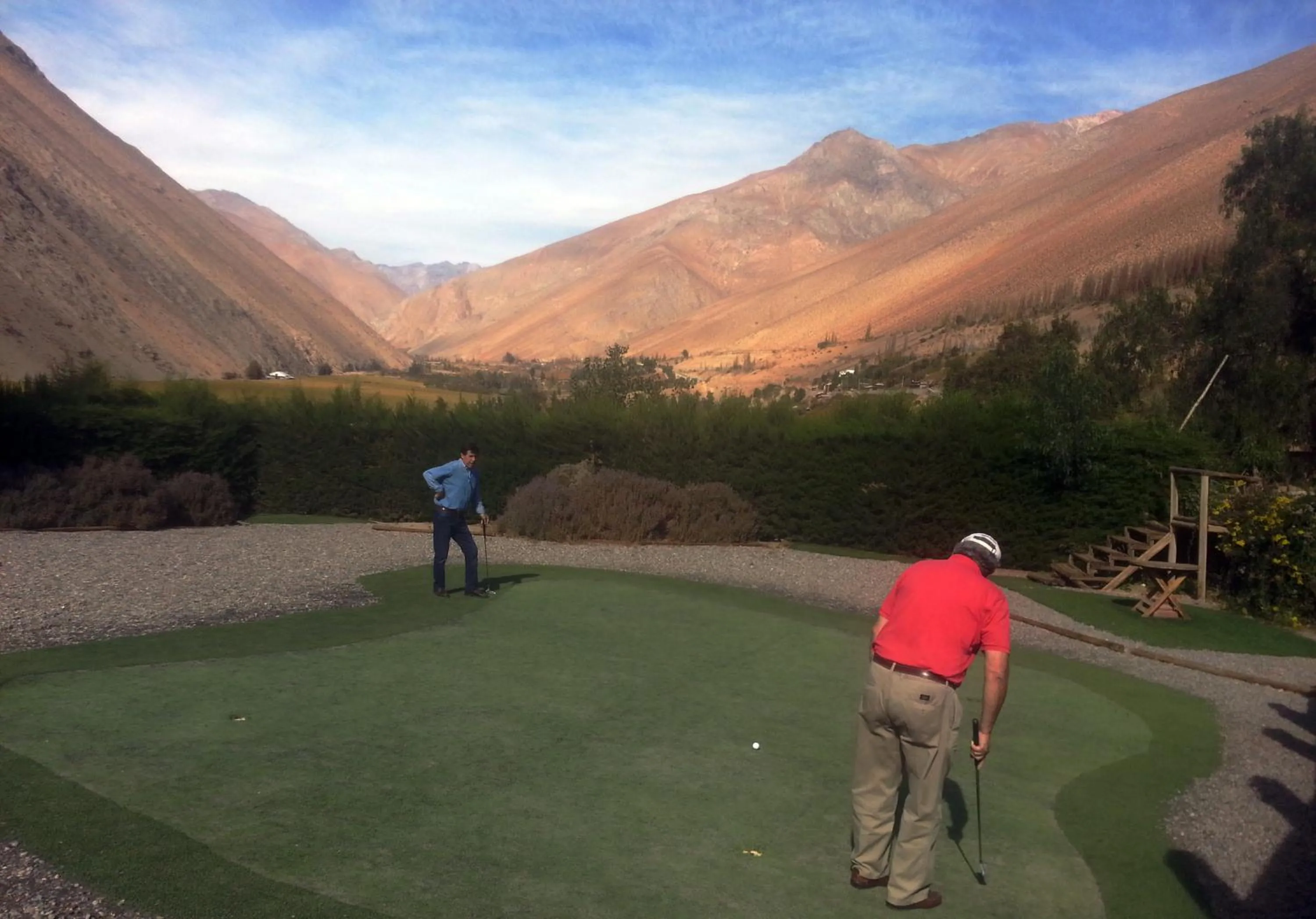 Minigolf in Hotel Misterios del Elqui