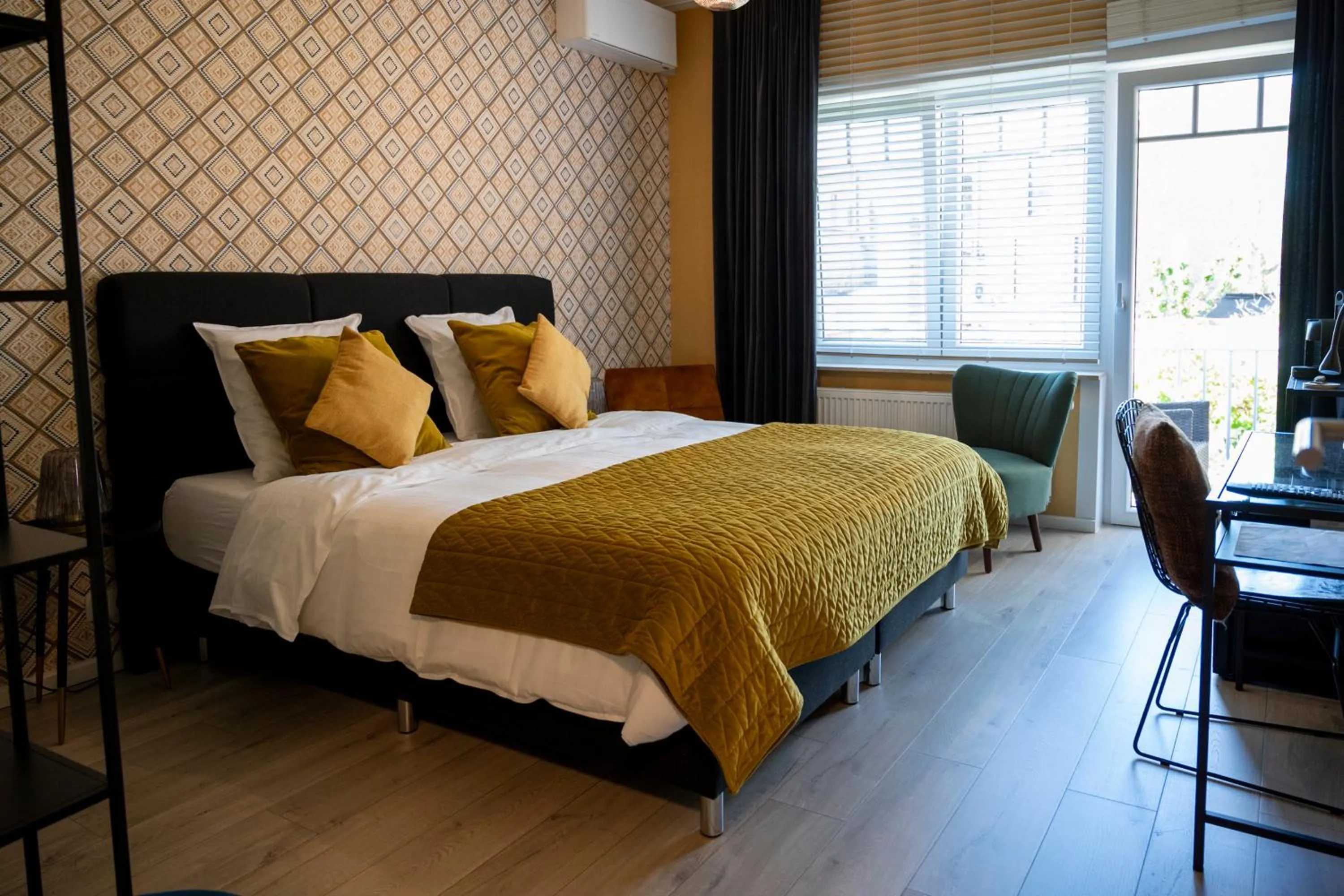 Bed in BnB De Koepoort