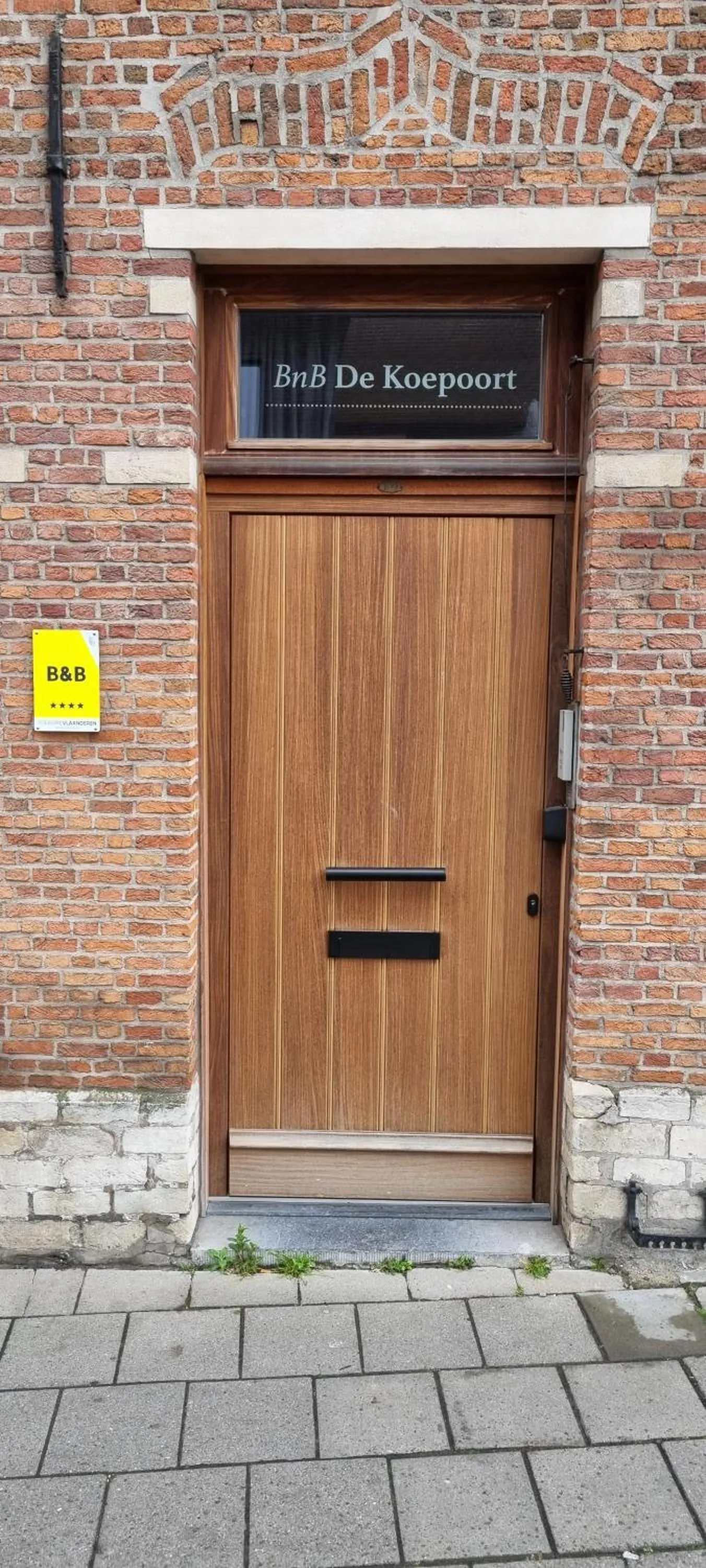Facade/entrance in BnB De Koepoort