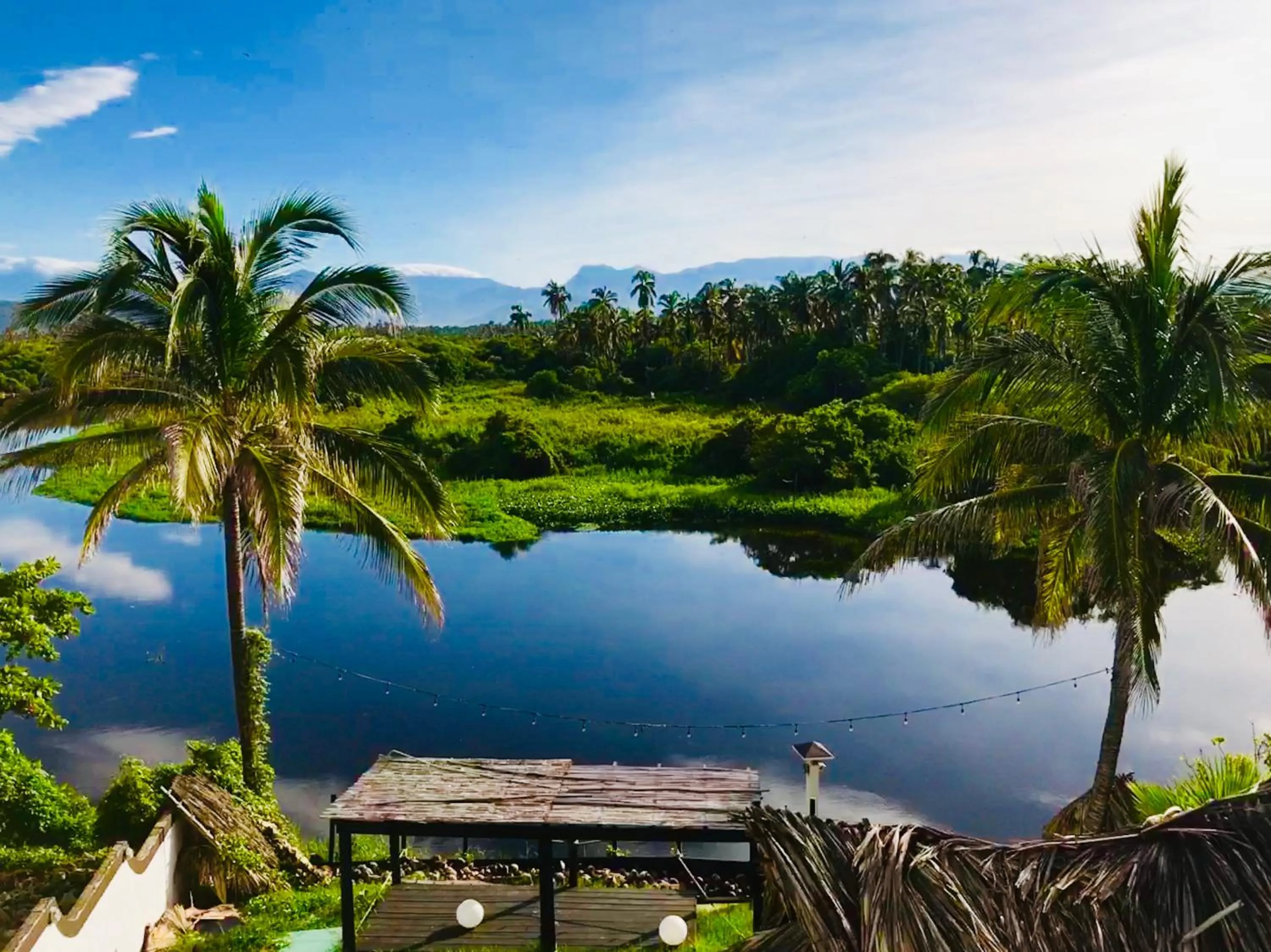 Lake view in Hotel Boutique Punta Jamaica