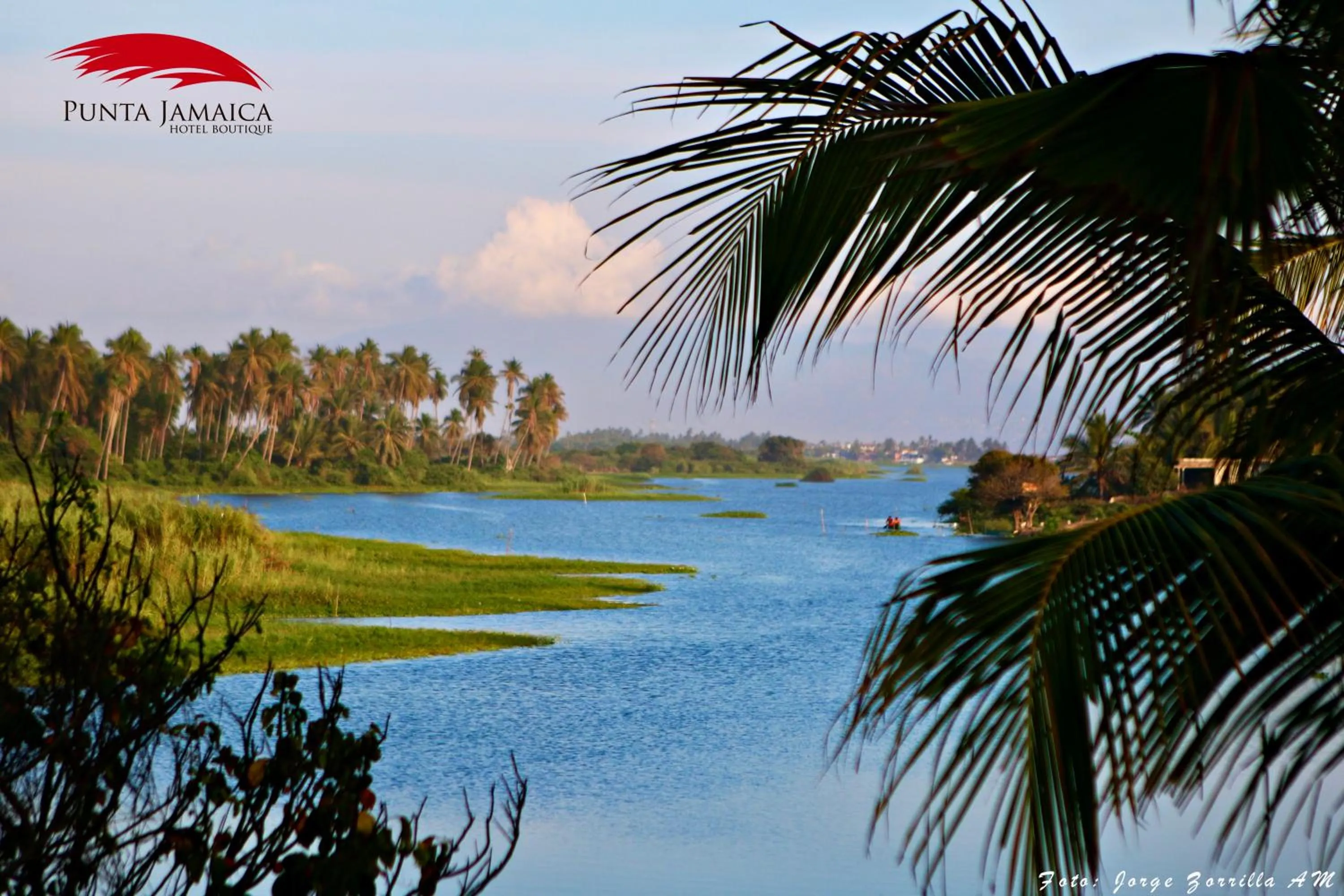 Lake view in Hotel Boutique Punta Jamaica