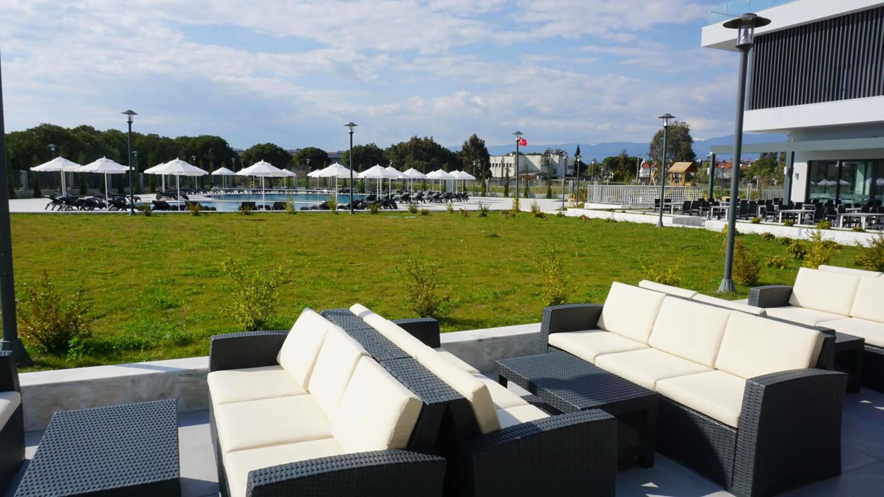 Patio in TEZMADRA HOTEL