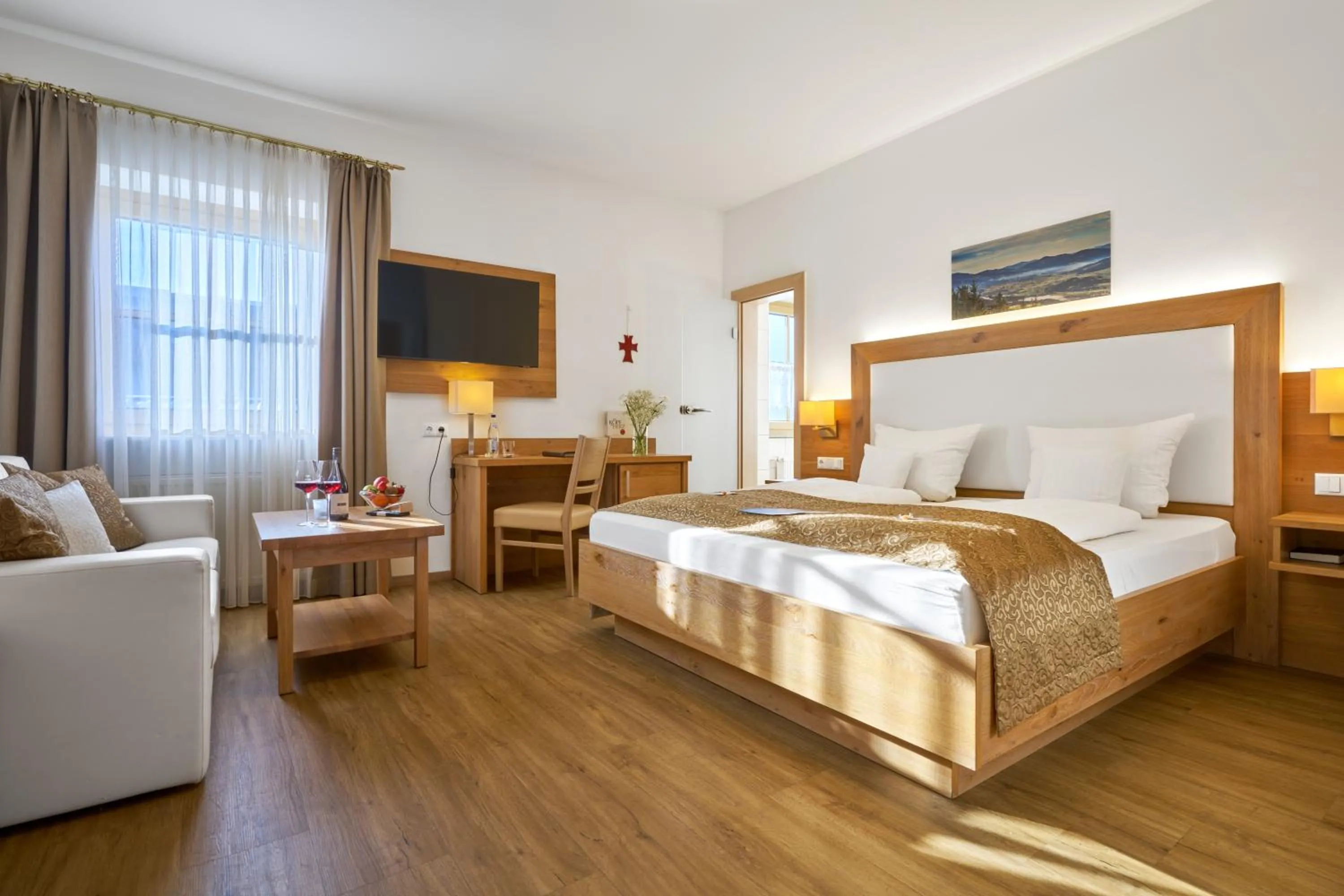 Photo of the whole room, Bed in Wander und Aktiv Hotel Rösslwirt