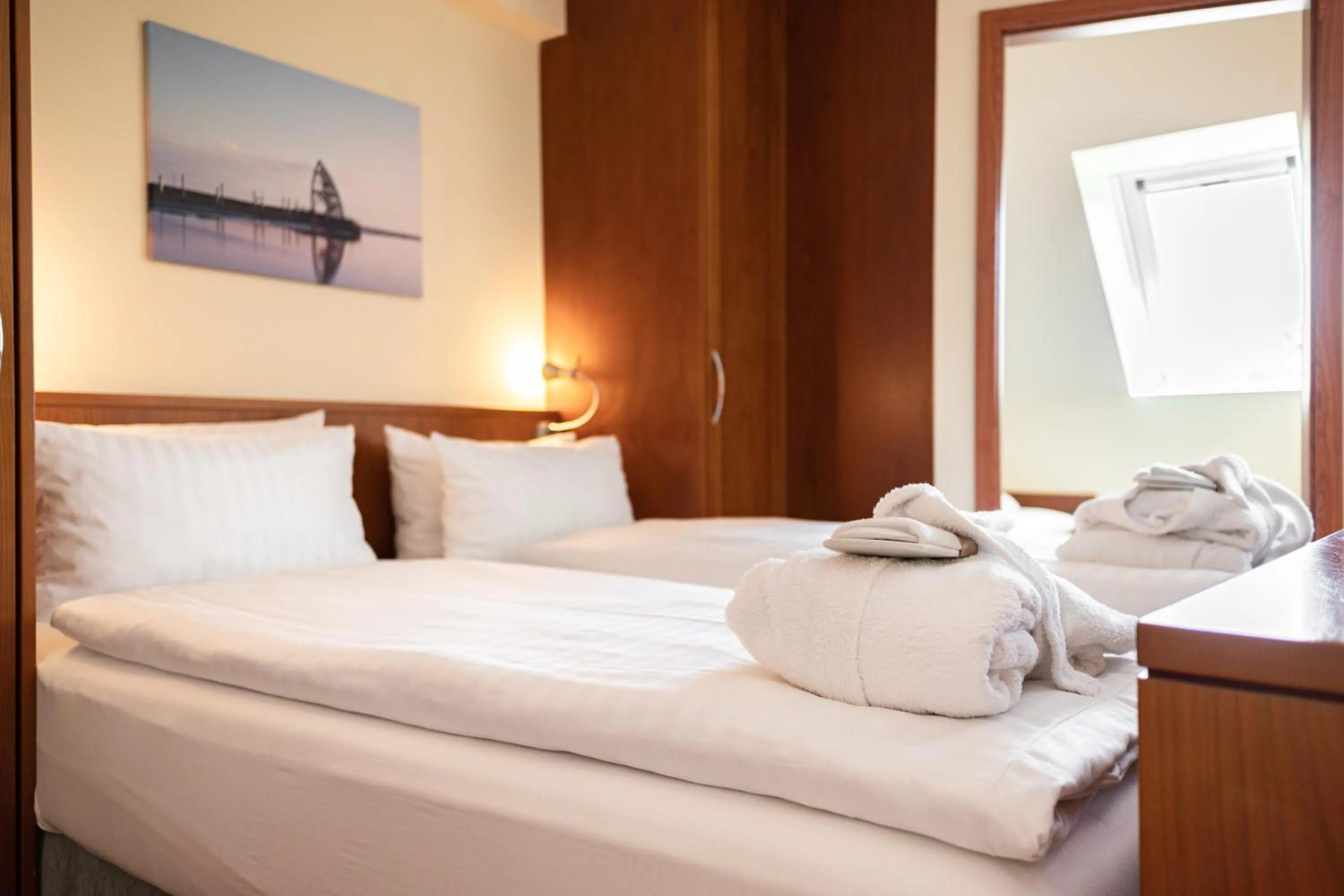 Bedroom, Bed in Hotel Atlantic Juist