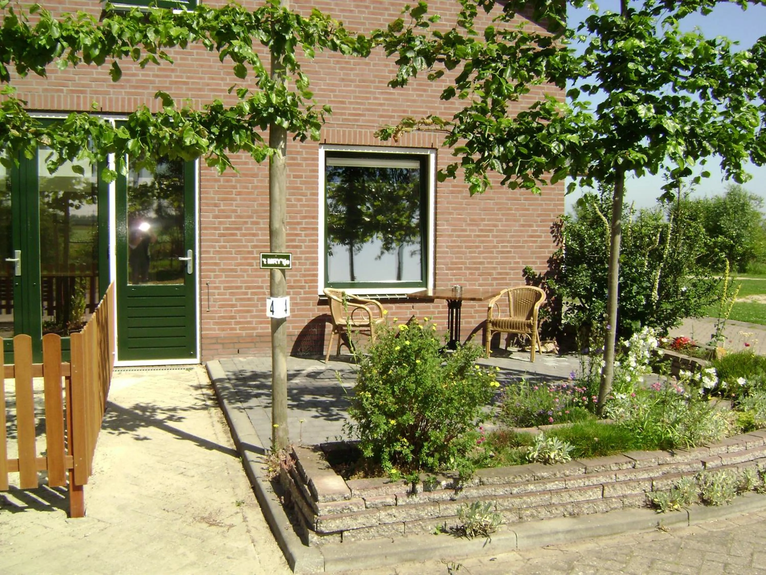 Balcony/Terrace in Boerderij Hazenveld