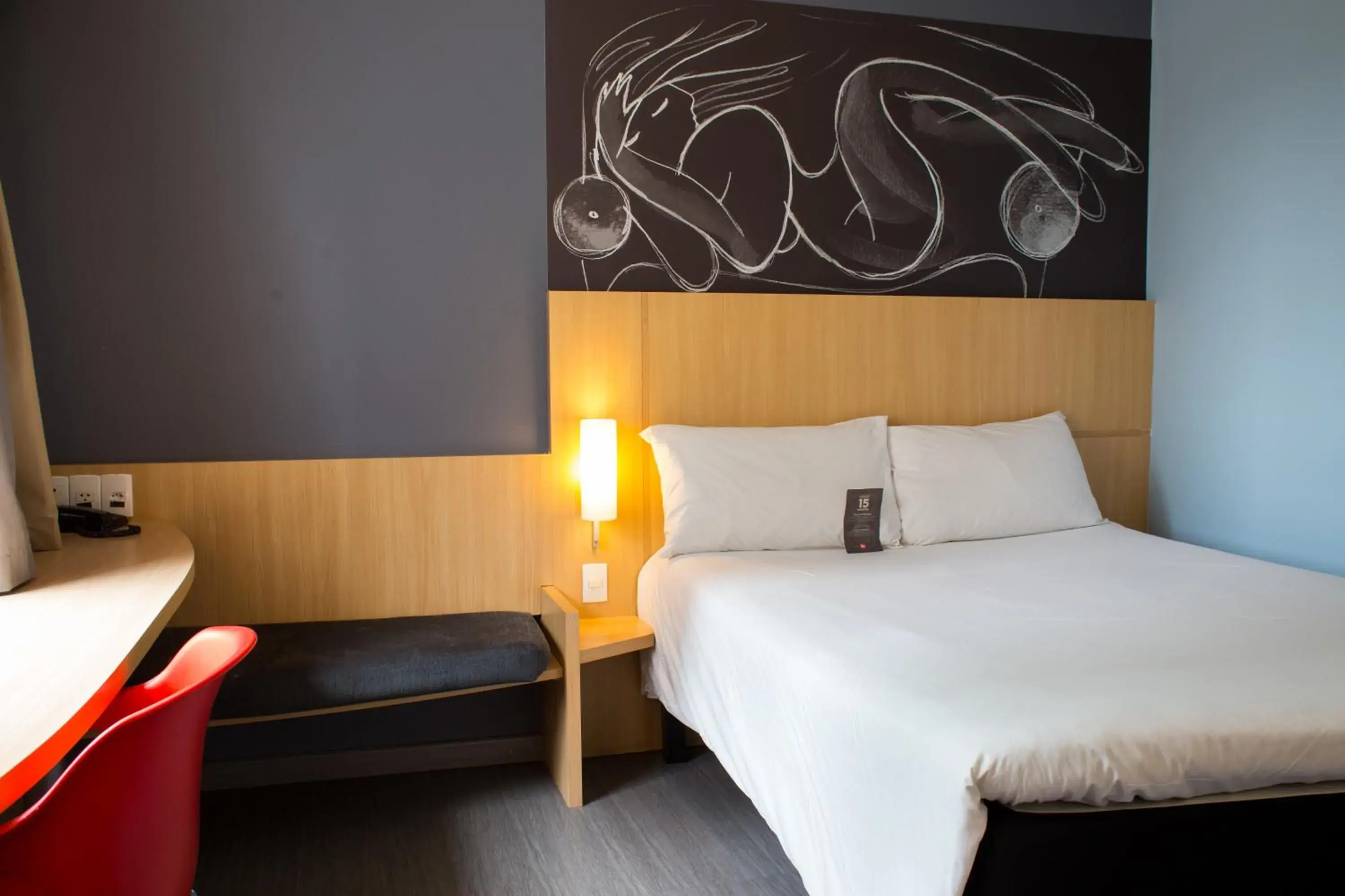 Bed in ibis Rio de Janeiro Centro Bed in ibis Rio de Janeiro Centro