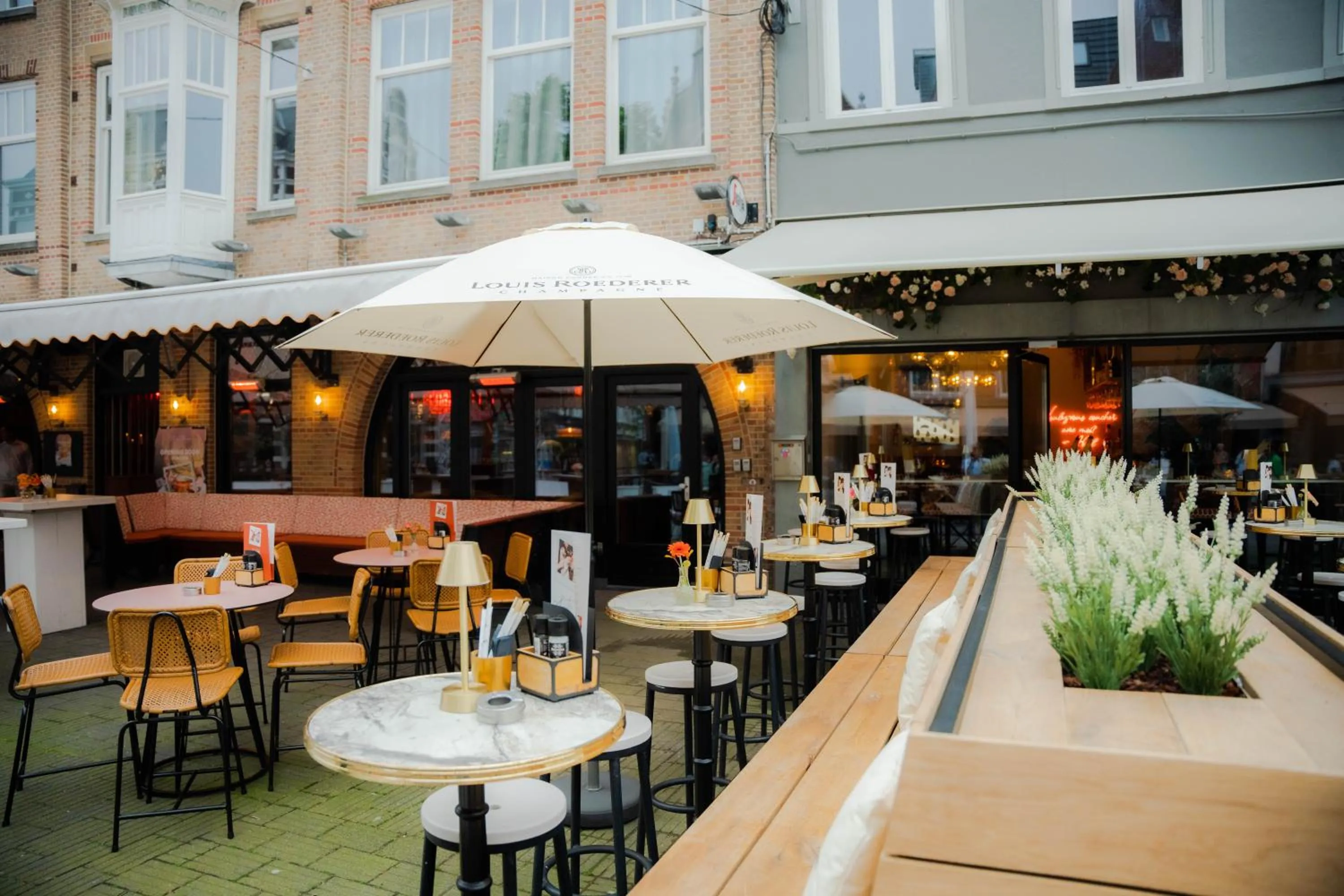 Balcony/Terrace in Boutique hotel van Ham