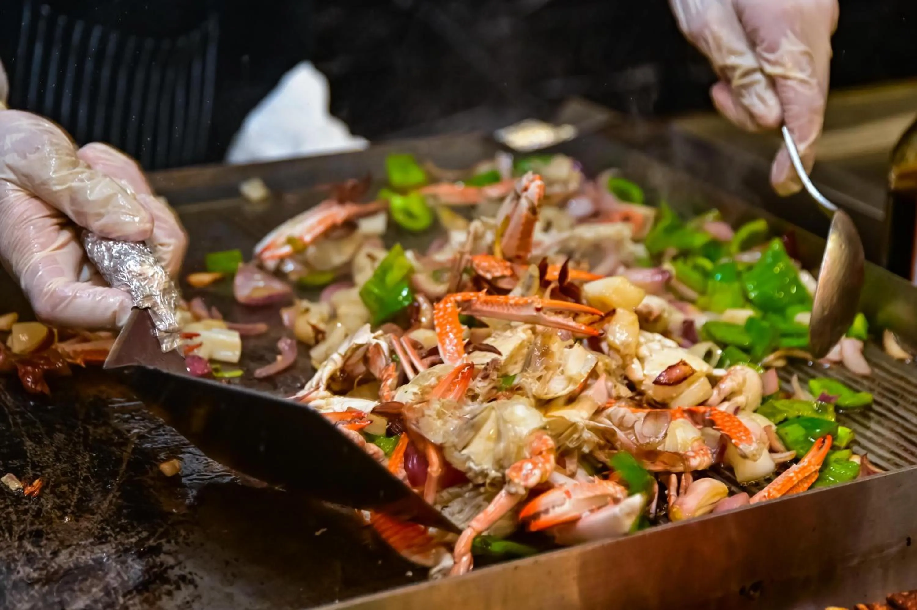 Food in New Eagles Aqua Park Resort