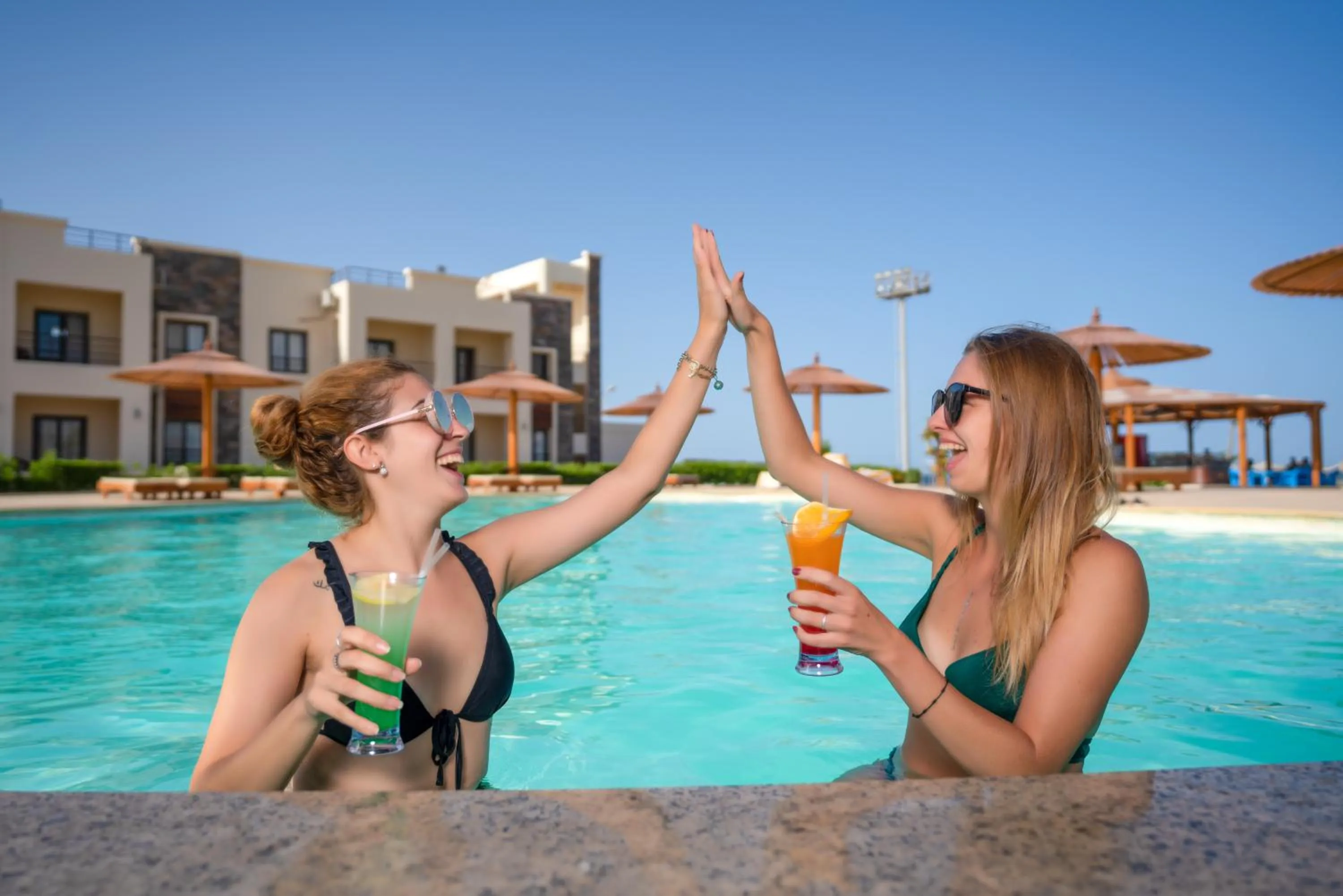 Swimming pool in New Eagles Aqua Park Resort