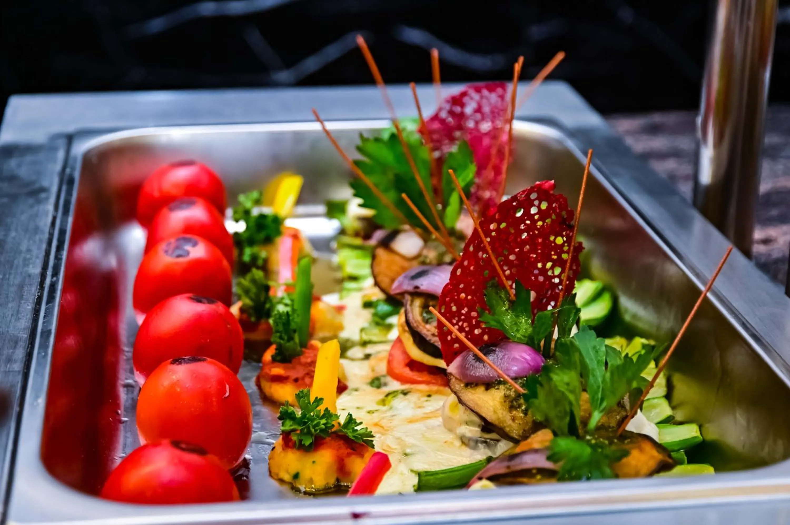 Food in New Eagles Aqua Park Resort