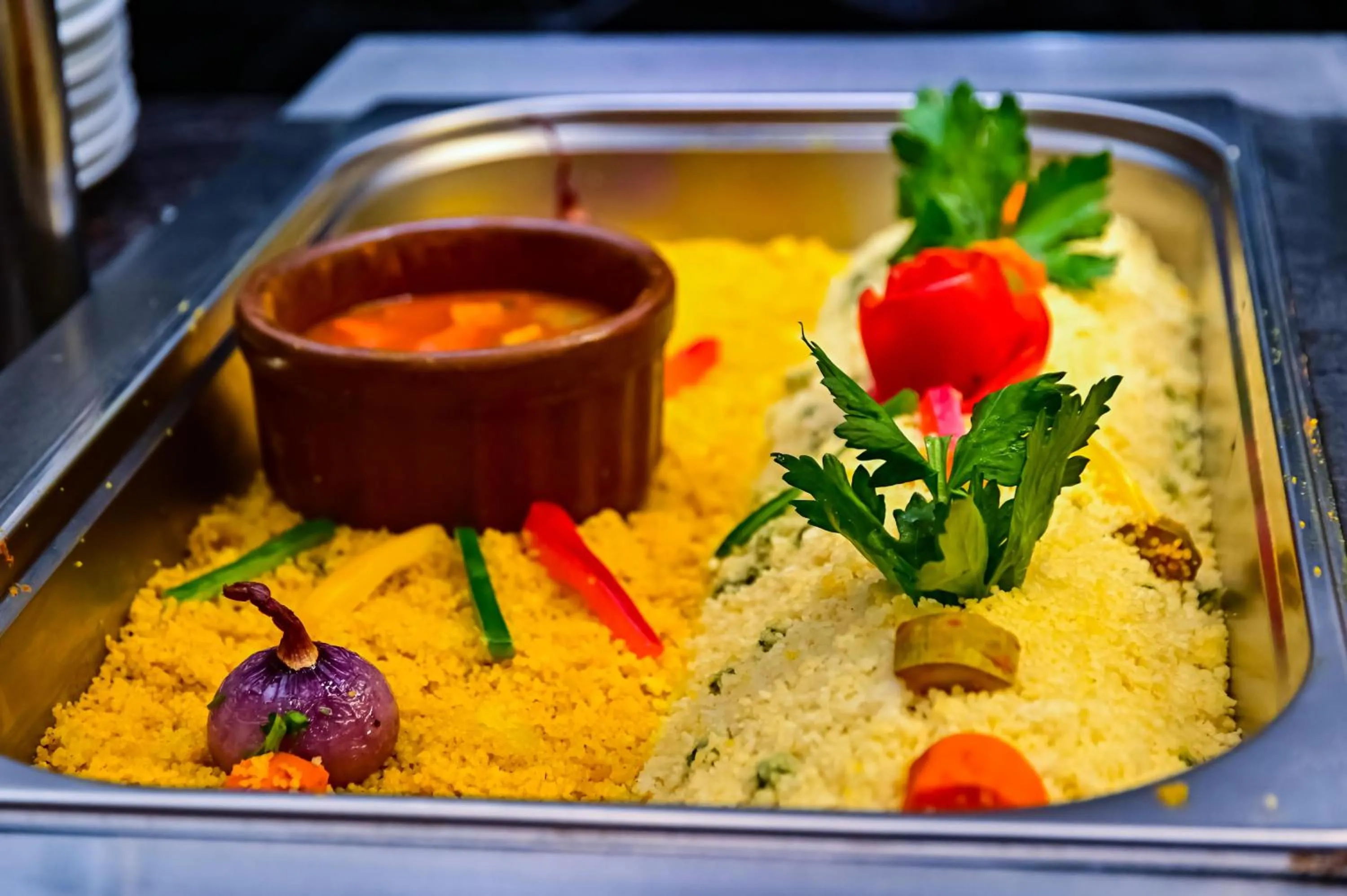 Food in New Eagles Aqua Park Resort