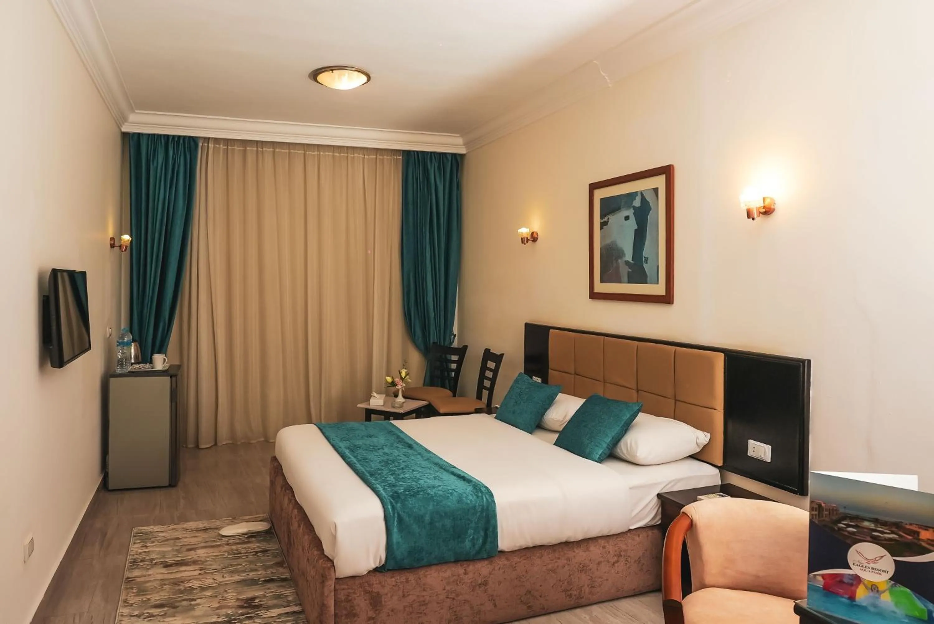 Bed in New Eagles Aqua Park Resort