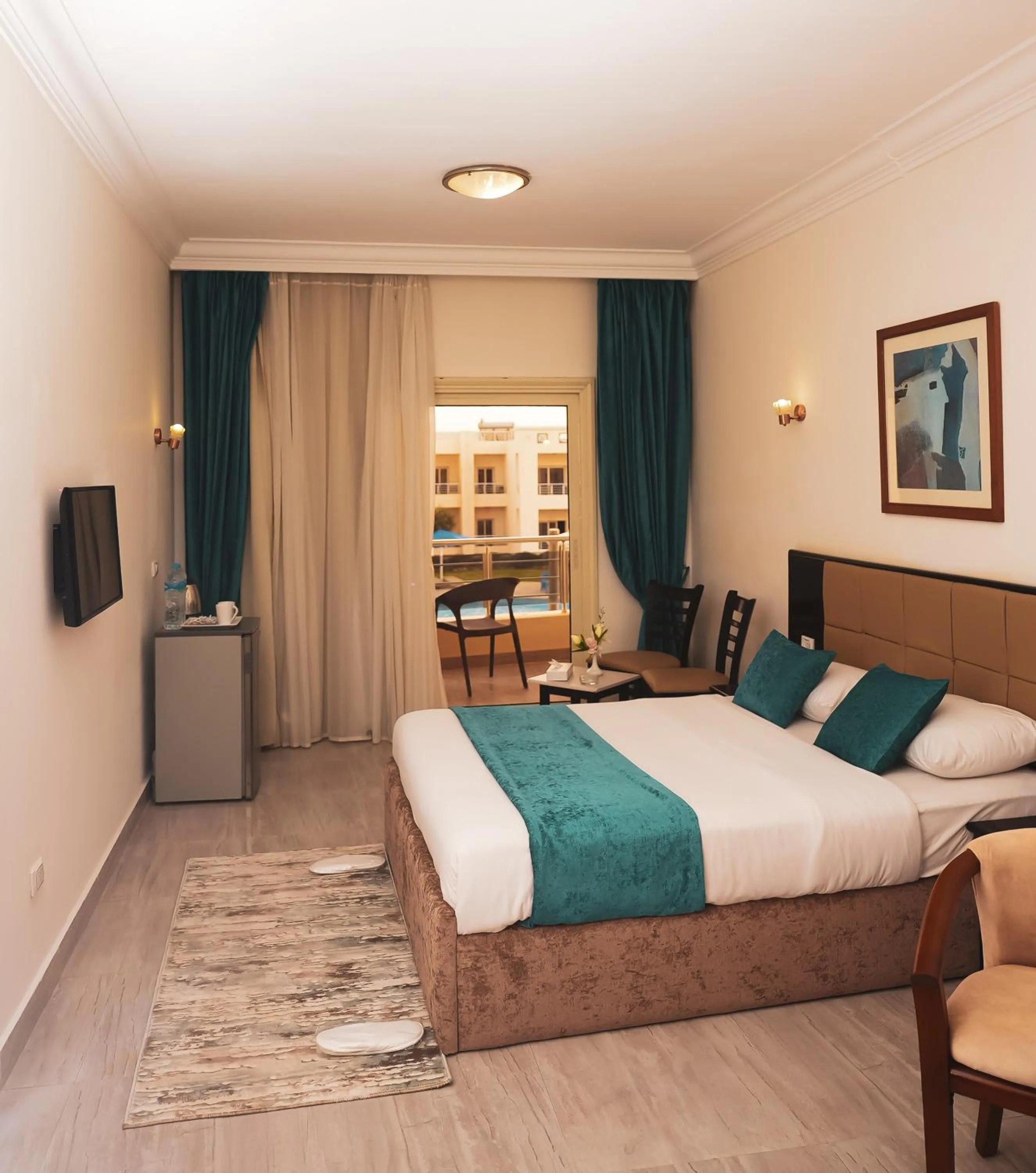 Bed in New Eagles Aqua Park Resort