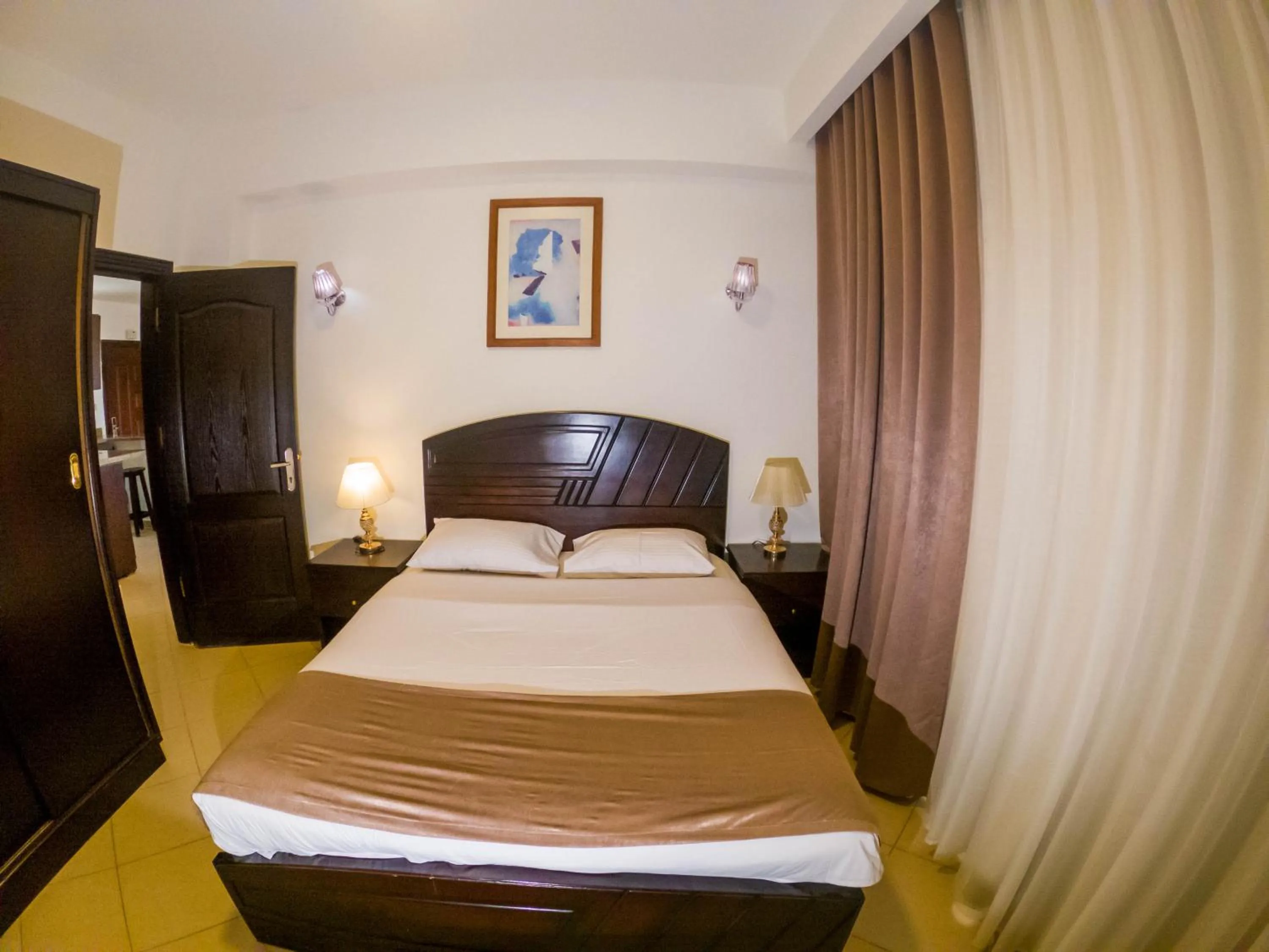 Bedroom, Bed in New Eagles Aqua Park Resort