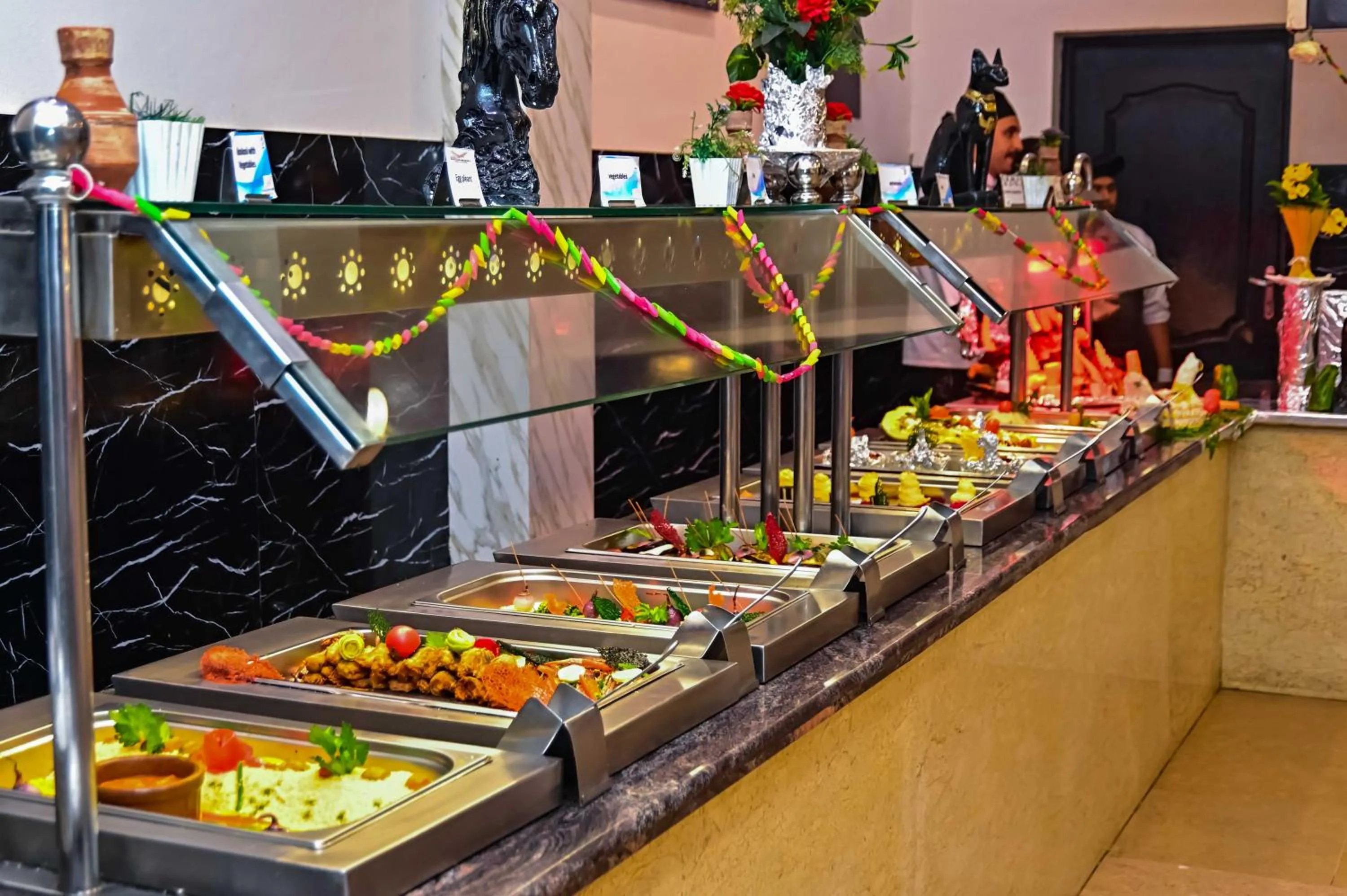 Food and drinks in New Eagles Aqua Park Resort