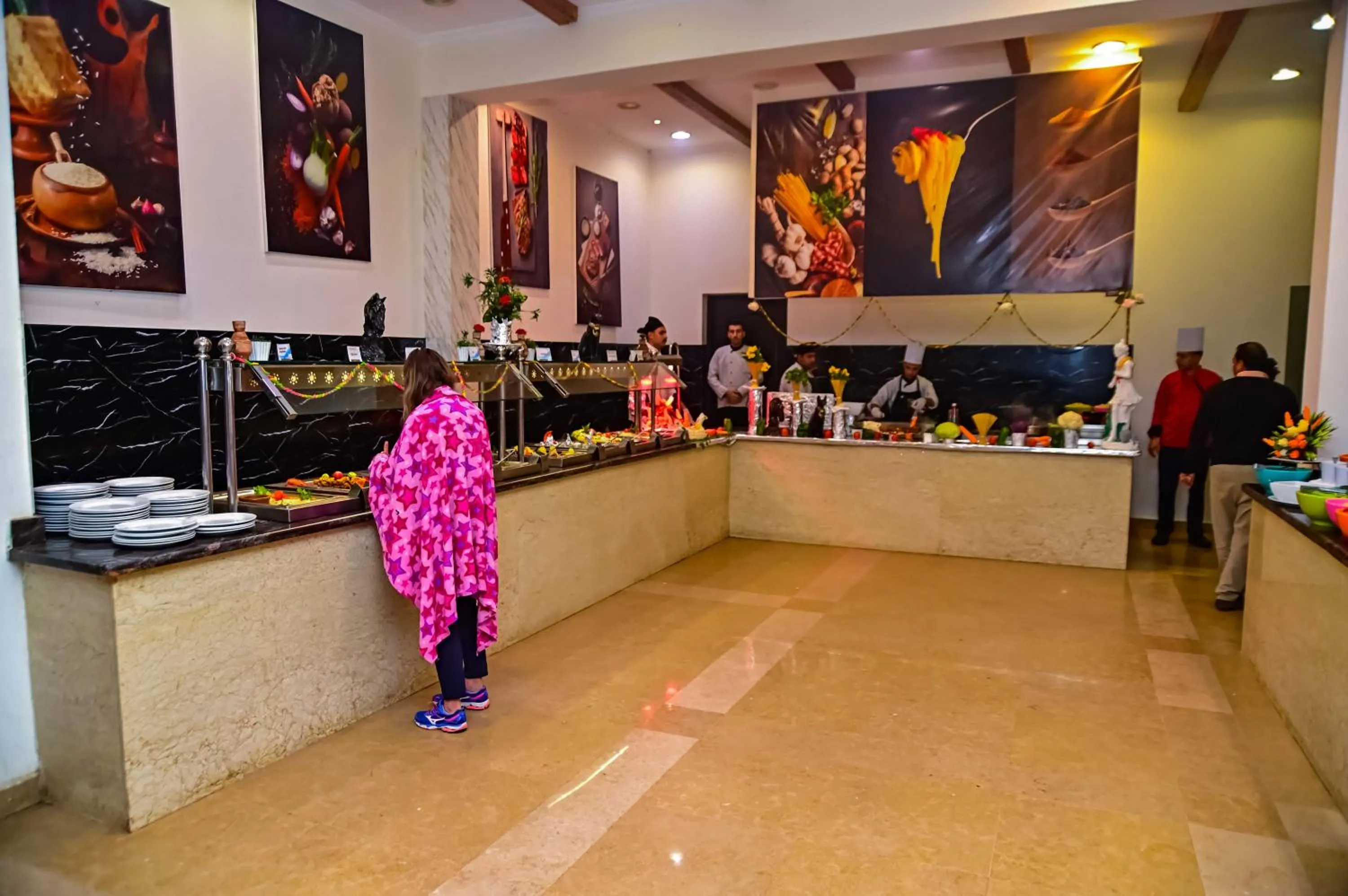 Food in New Eagles Aqua Park Resort