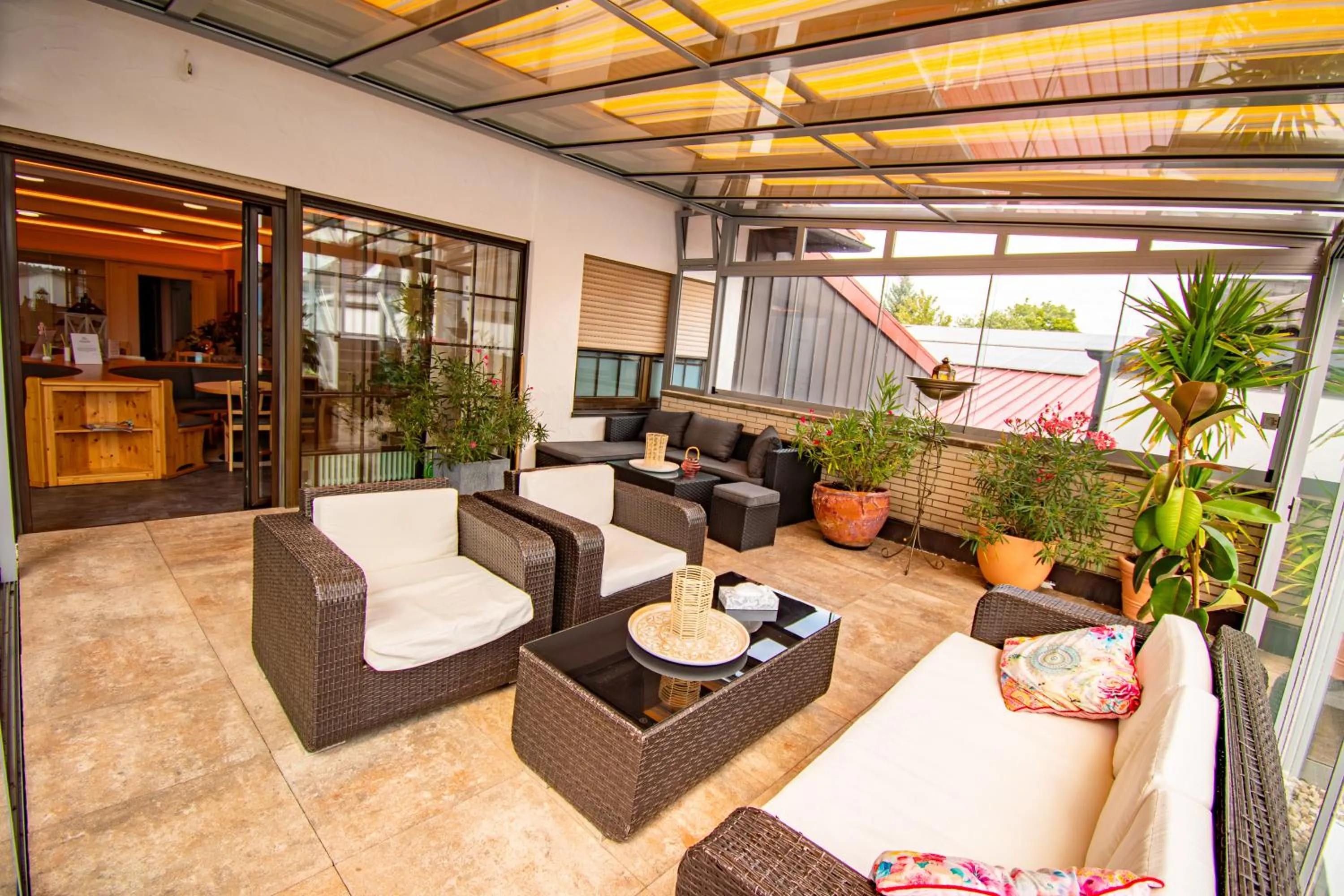 Balcony/Terrace in Vital- und Wellnesshotel Albblick