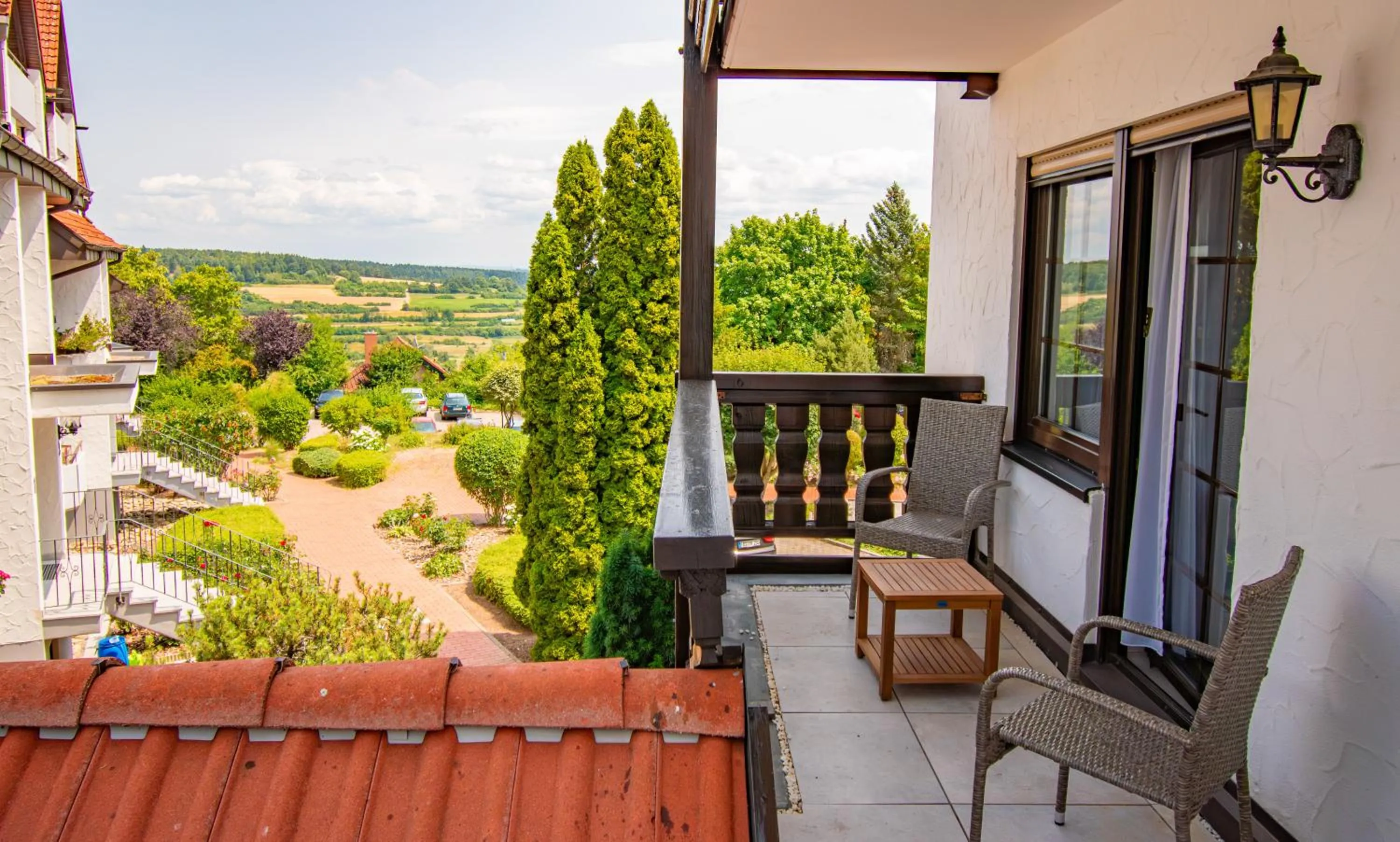 Balcony/Terrace in Vital- und Wellnesshotel Albblick