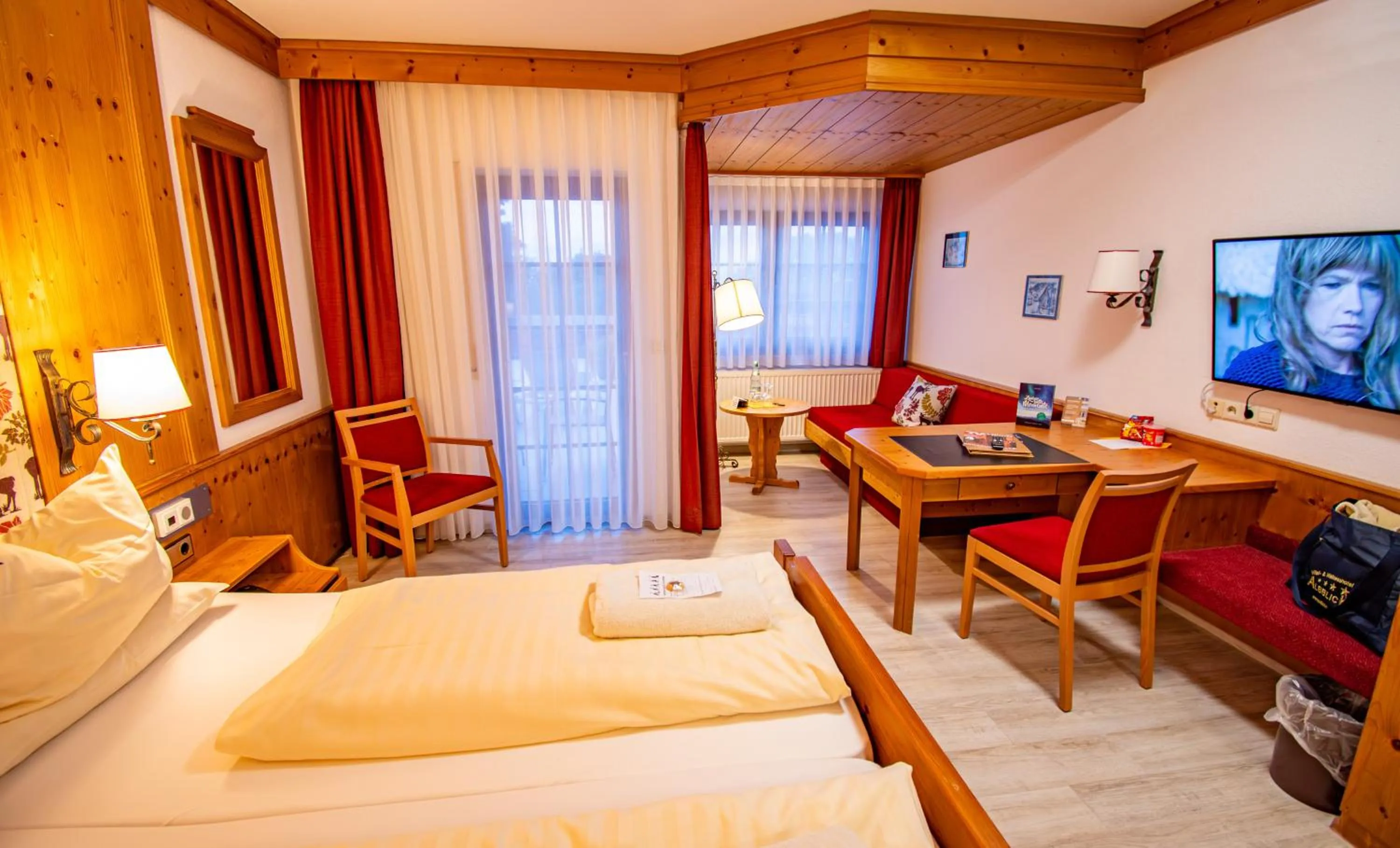 Photo of the whole room, Bed in Vital- und Wellnesshotel Albblick