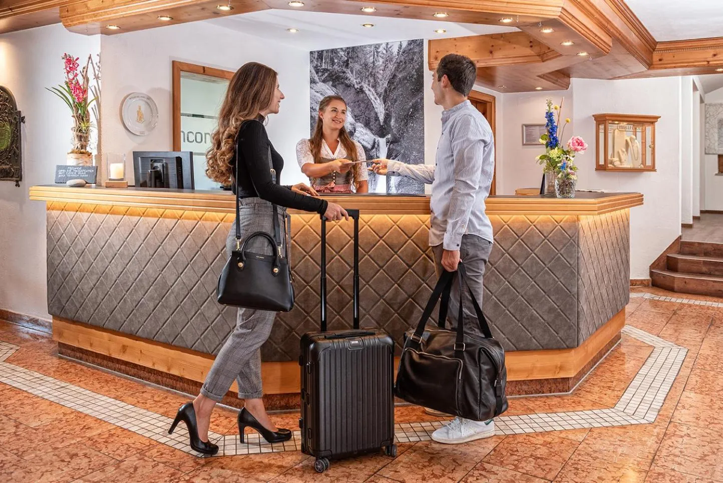 Lobby or reception in Concordia Vitalhotel & SPA