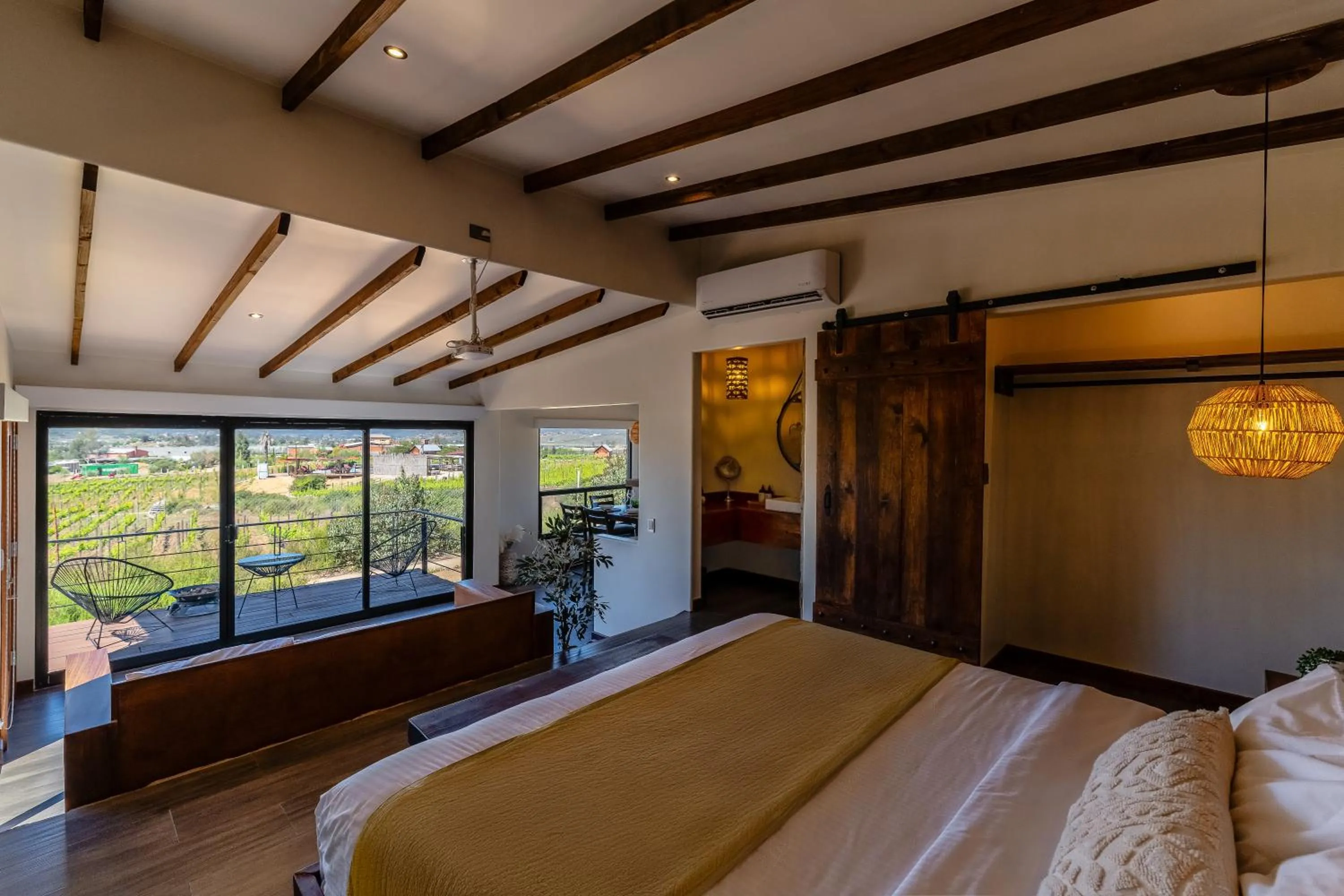 Bed in Brisa Del Valle Hotel Boutique