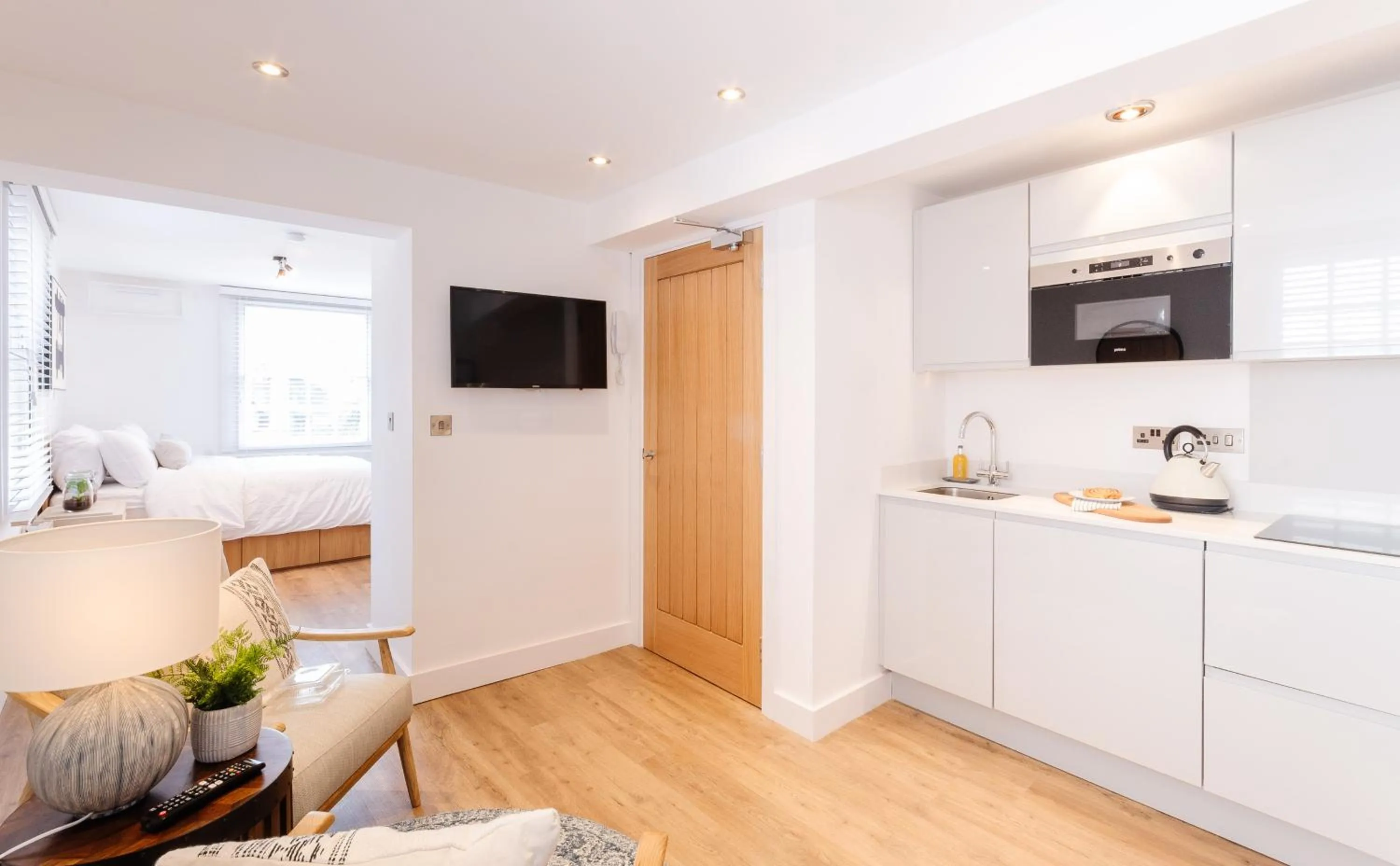 Kitchen or kitchenette in 14-16 Grosvenor Street Stylish Apartments - Chester