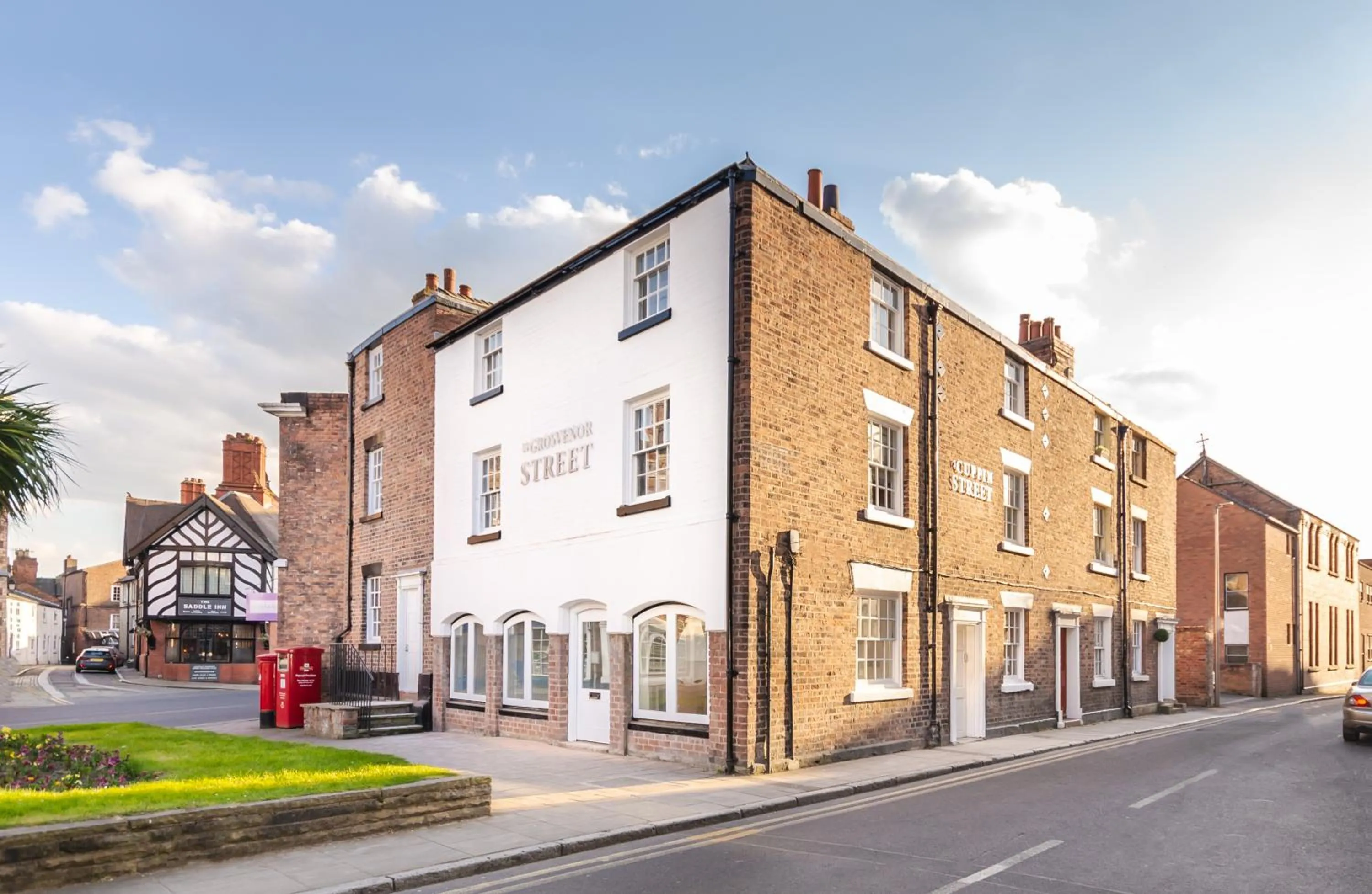 Property building in 14-16 Grosvenor Street Stylish Apartments - Chester