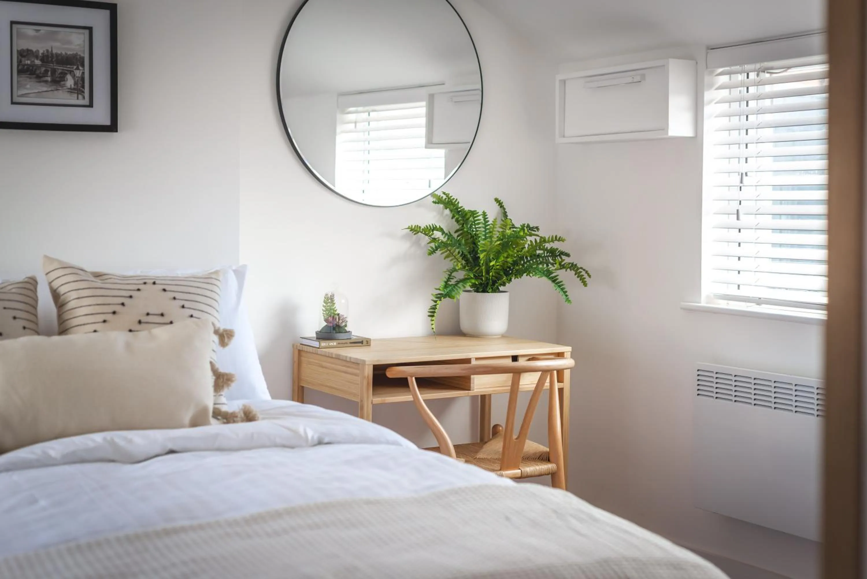 Bedroom, Bed in 14-16 Grosvenor Street Stylish Apartments - Chester