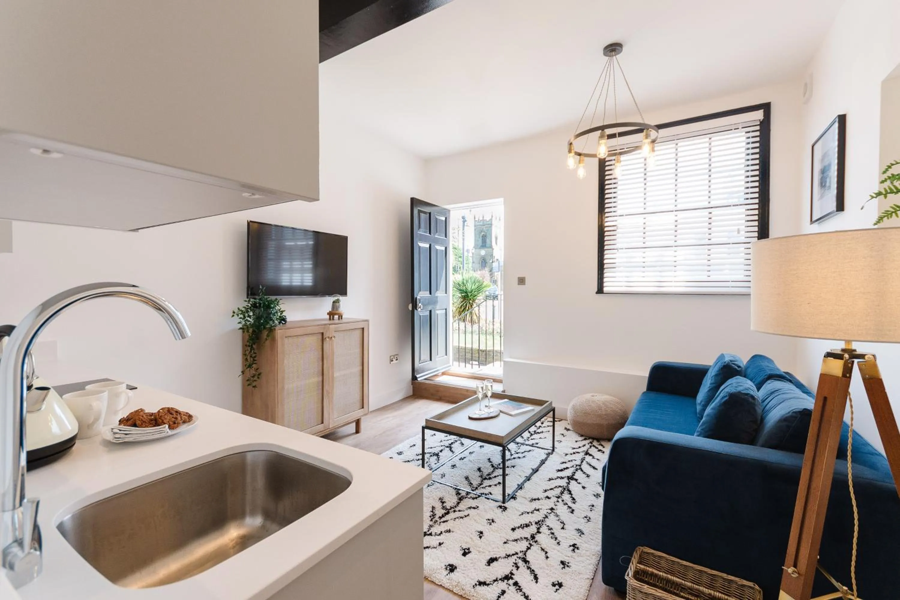 Living room in 14-16 Grosvenor Street Stylish Apartments - Chester